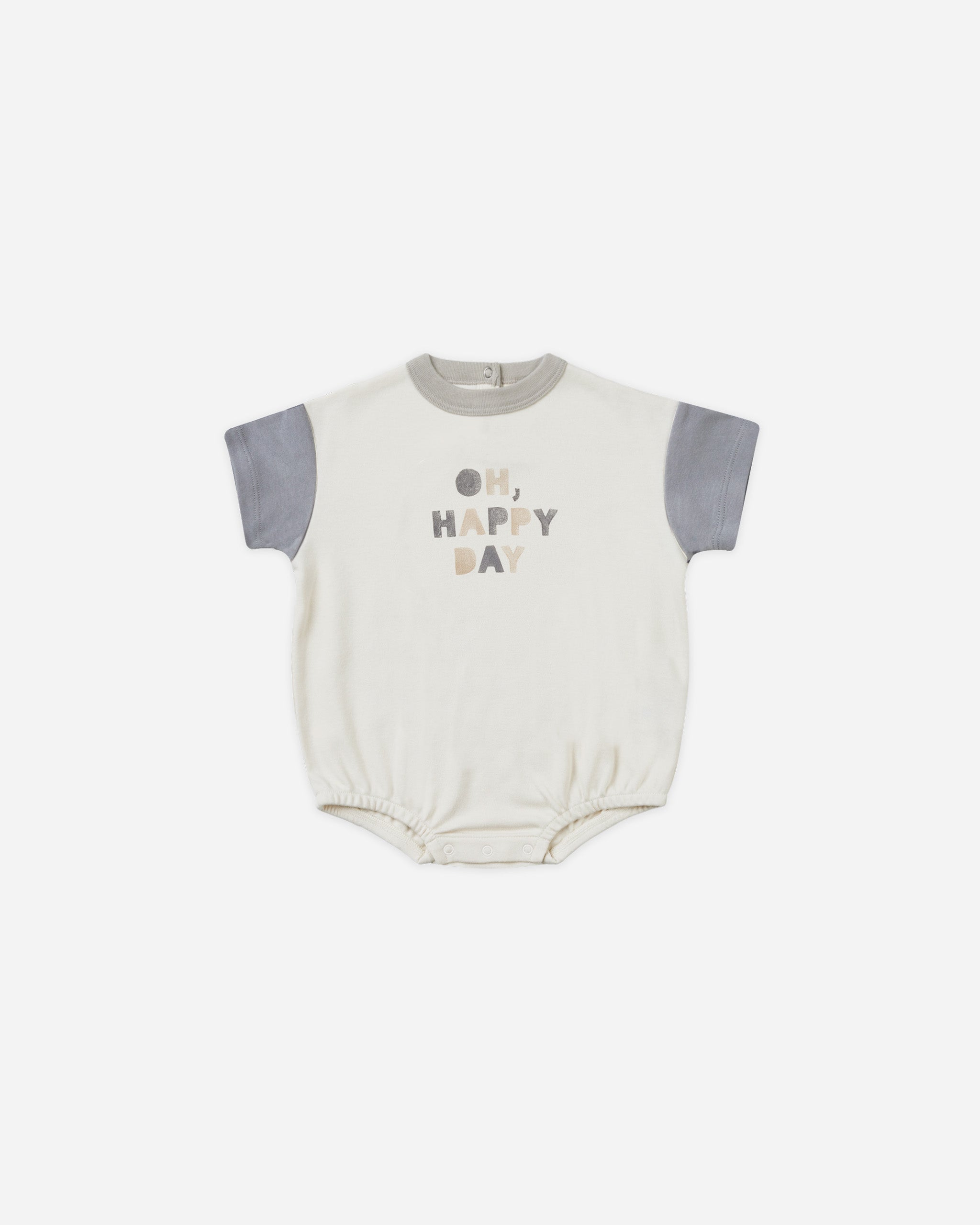 Relaxed Bubble Romper || Oh, Happy Day - Rylee + Cru | Kids Clothes | Trendy Baby Clothes | Modern Infant Outfits |