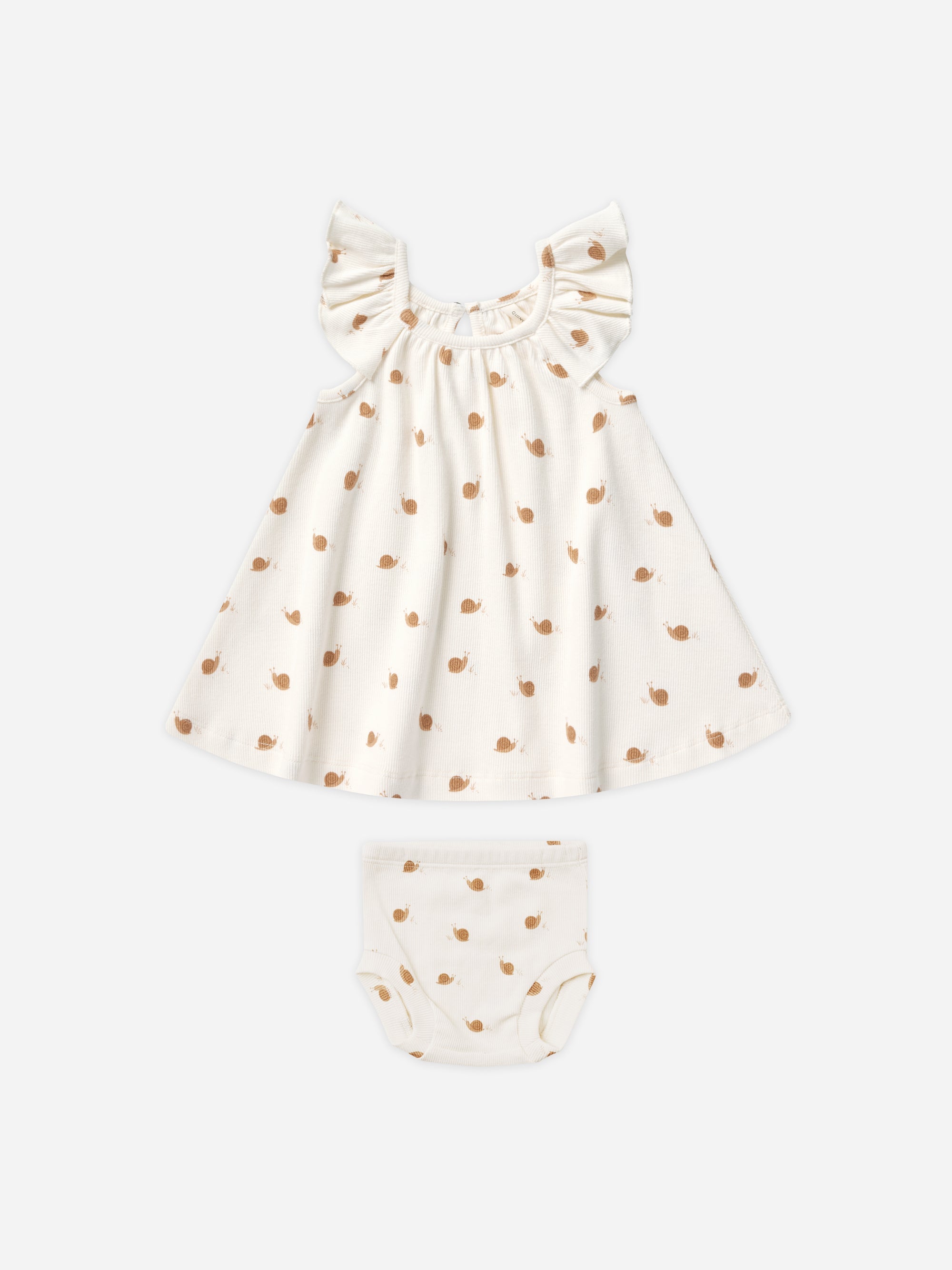 Ruffle Swing Dress || Snails - Rylee + Cru | Kids Clothes | Trendy Baby Clothes | Modern Infant Outfits |