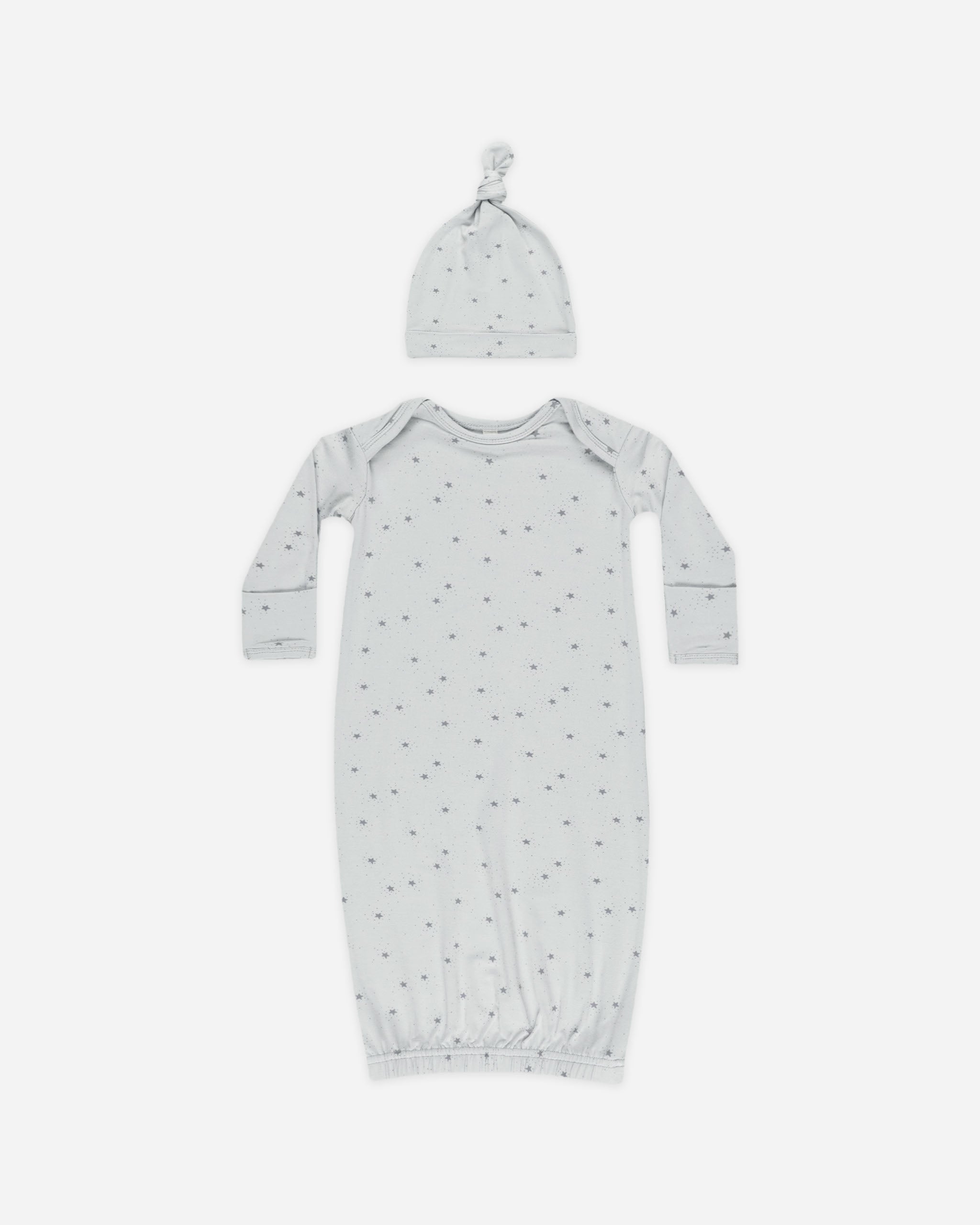 Bamboo Baby Gown + Hat Set || Twinkle