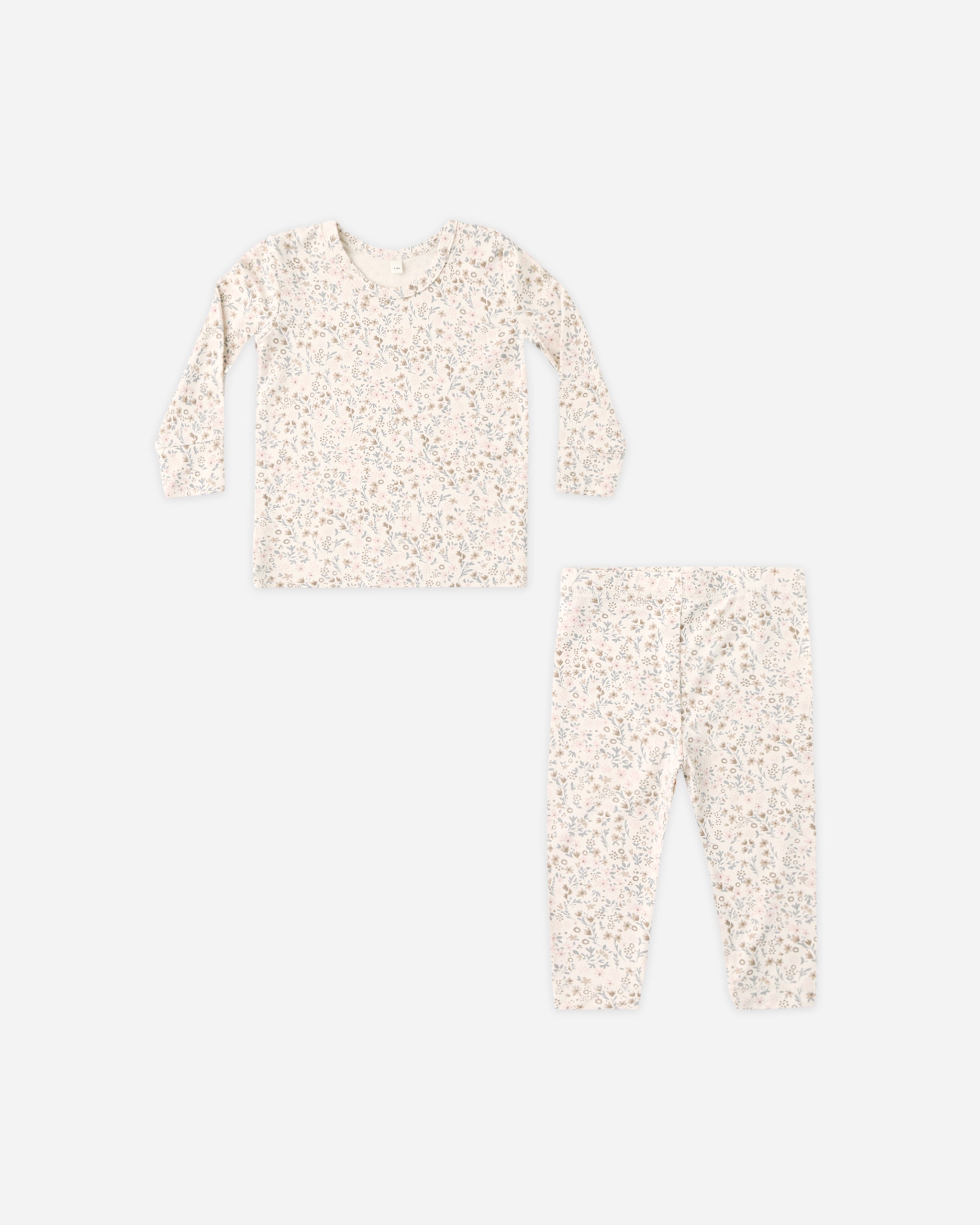 Bamboo Pajama Set Bloom - Rylee + Cru | Kids Clothes | Trendy Baby Clothes | Modern Infant Outfits |