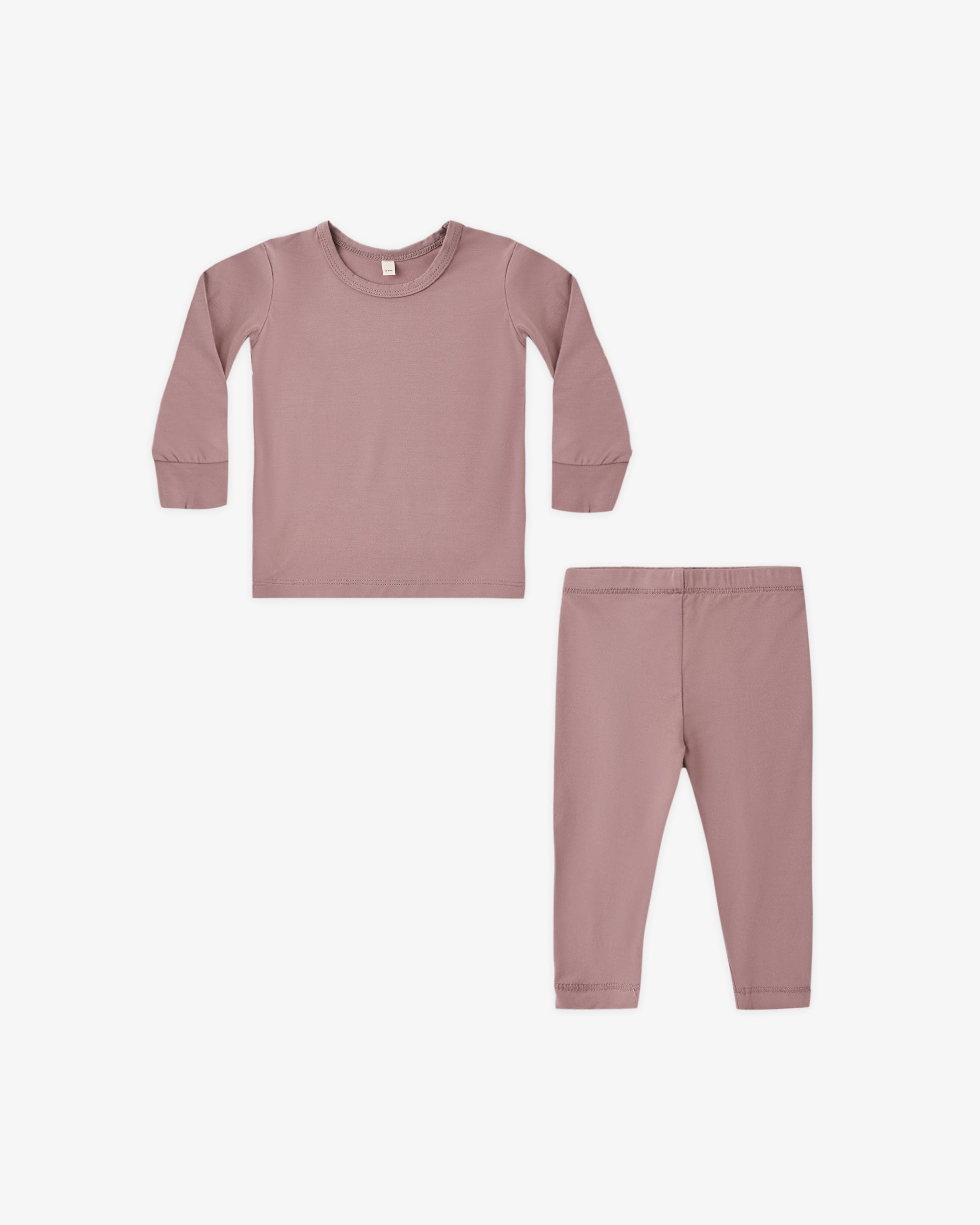Bamboo Pajama Set Mulberry - Rylee + Cru | Kids Clothes | Trendy Baby Clothes | Modern Infant Outfits |