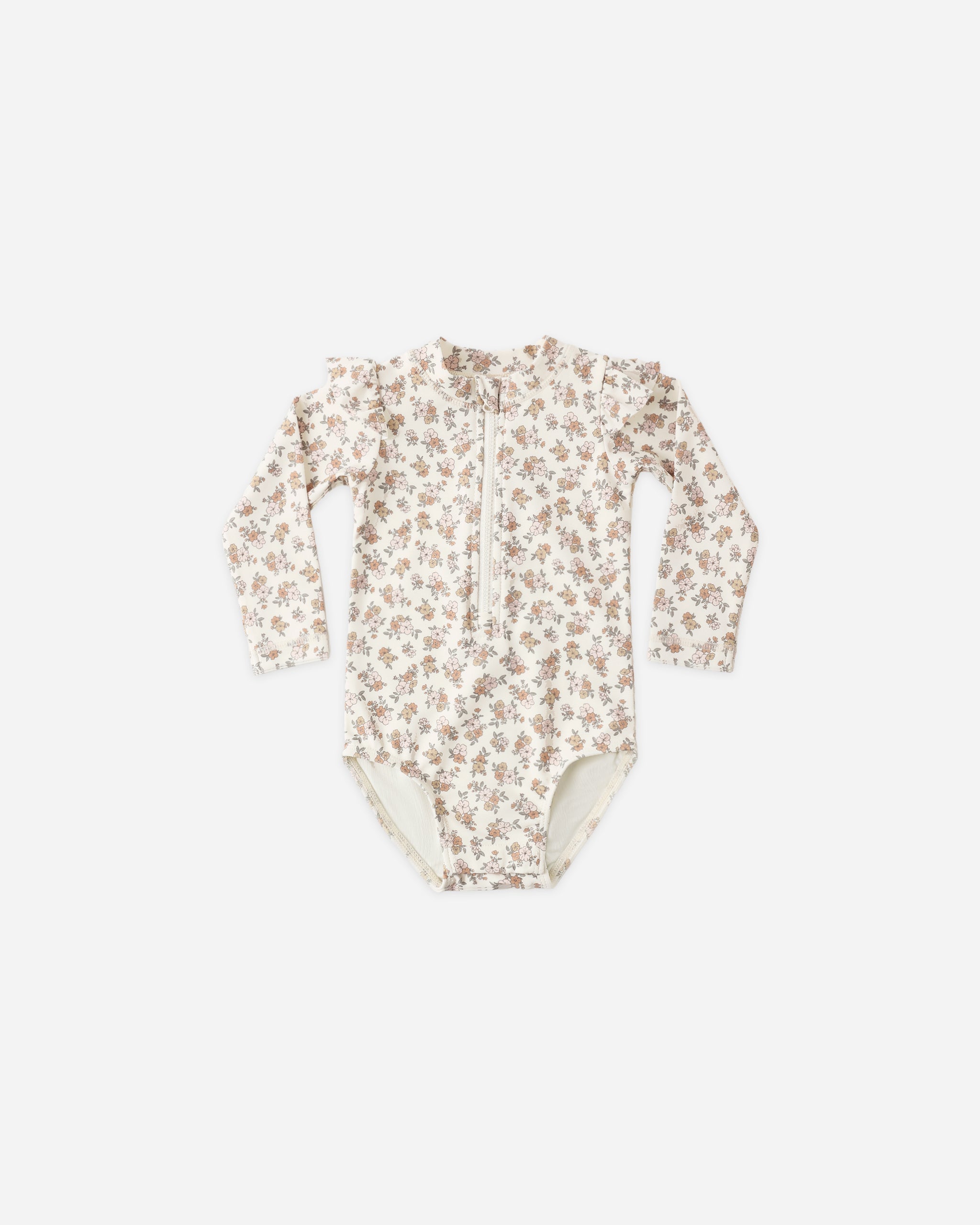 Byron Rashguard One-Piece Wildflower - Rylee + Cru | Kids Clothes | Trendy Baby Clothes | Modern Infant Outfits |