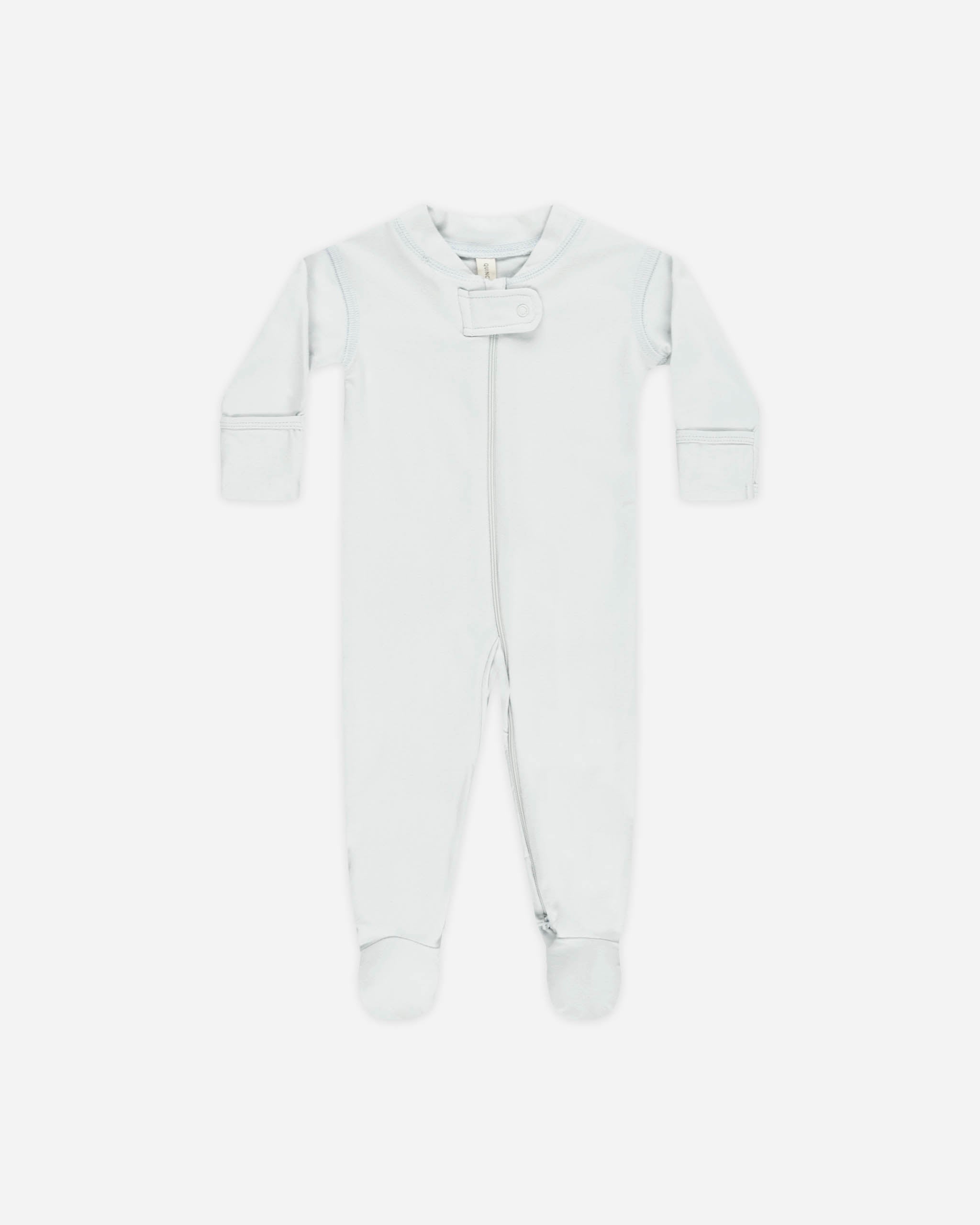 Zip Longsleeve Sleeper Footie || Fog