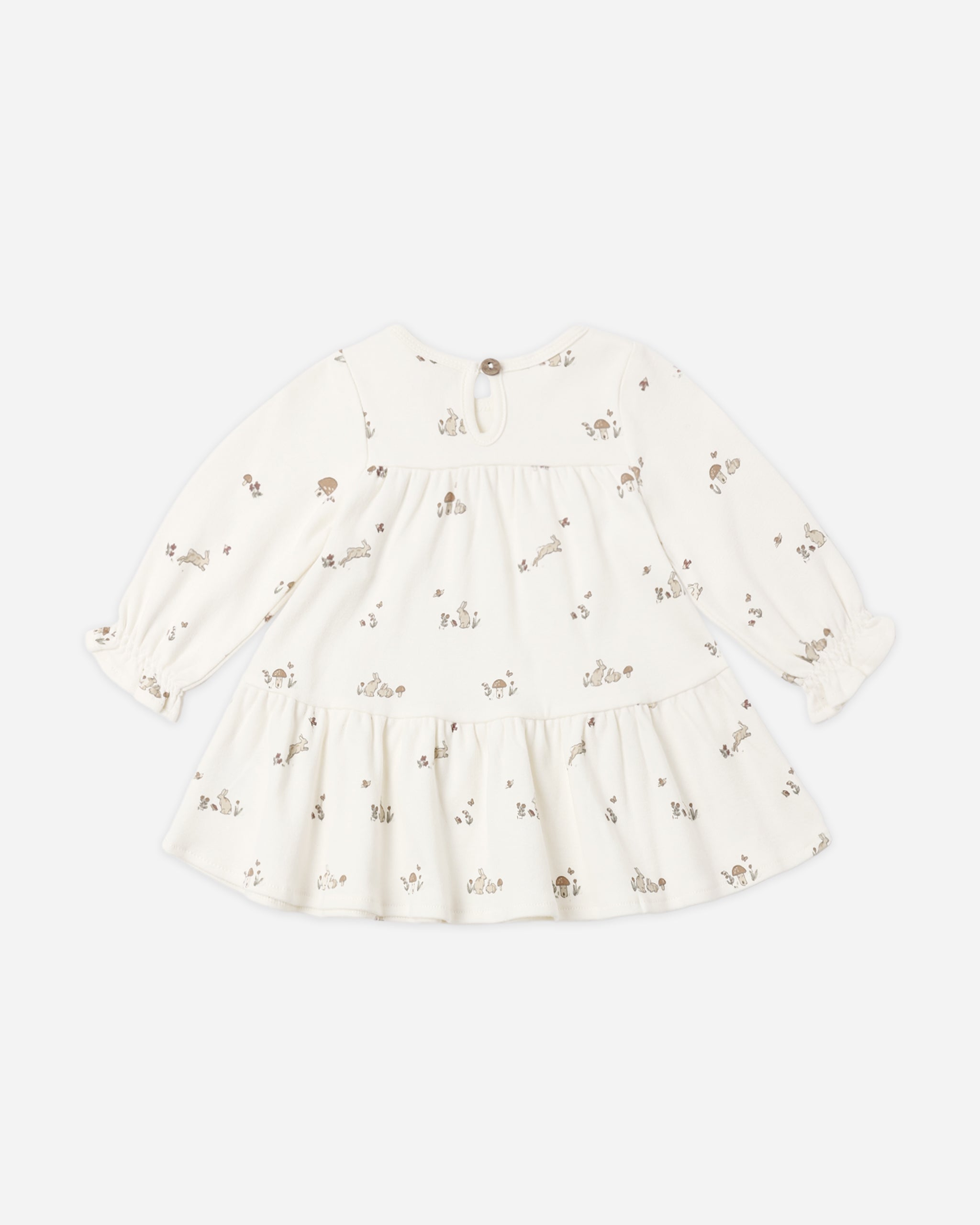 Tiered Jersey Dress Bunnies - Rylee + Cru | Kids Clothes | Trendy Baby Clothes | Modern Infant Outfits |