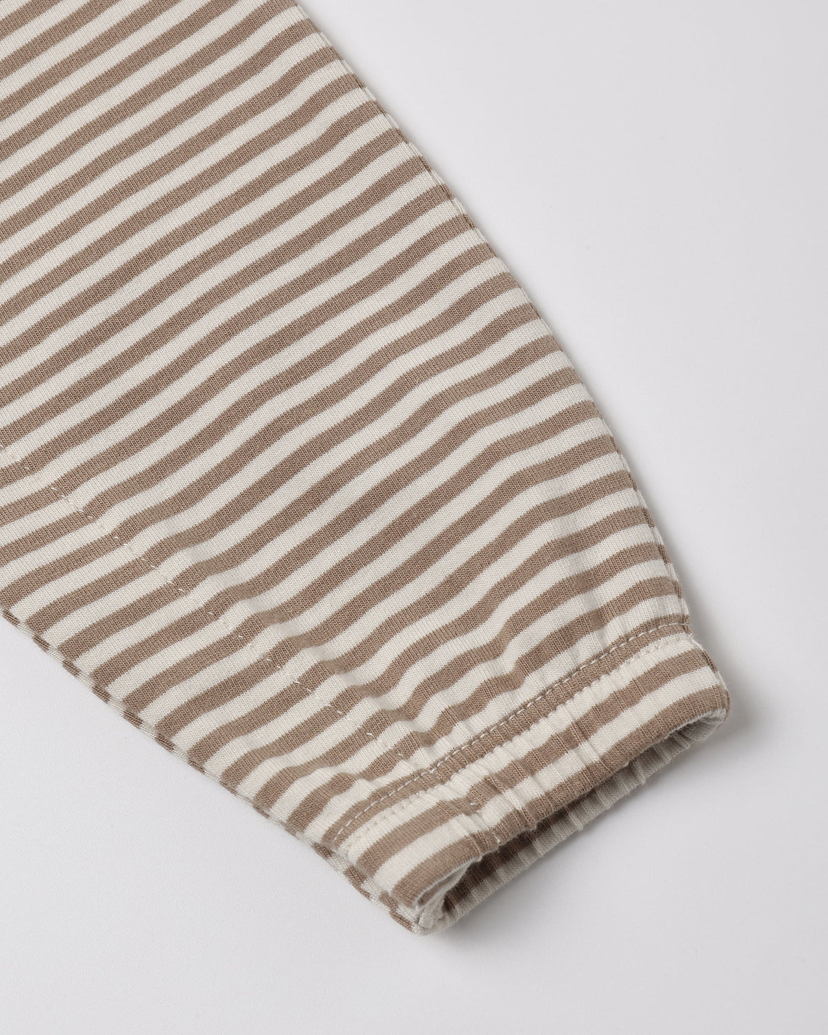 Short Sleeve Jumpsuit Almond Stripe - Rylee + Cru | Kids Clothes | Trendy Baby Clothes | Modern Infant Outfits |