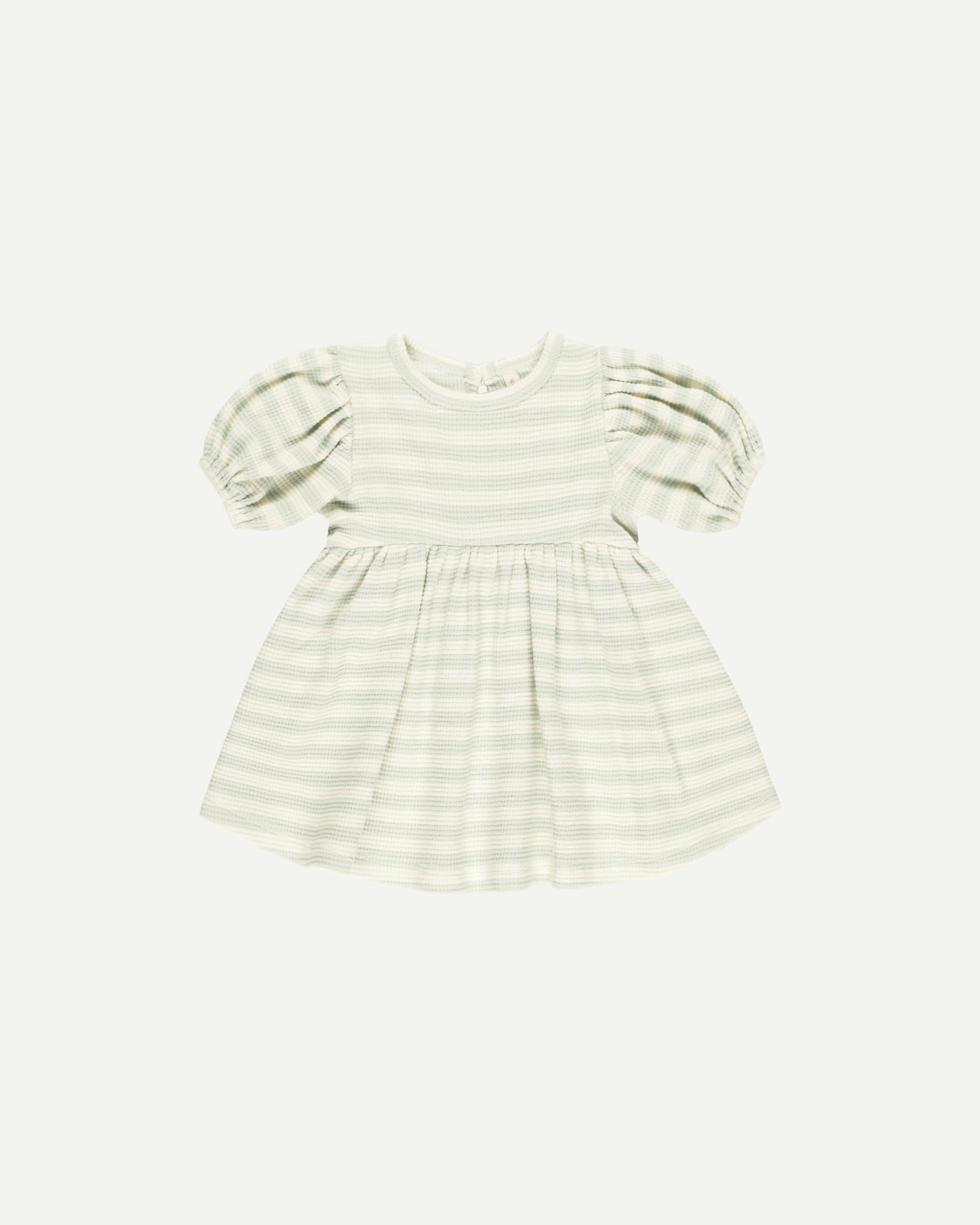 Darla Dress || Mint Stripe