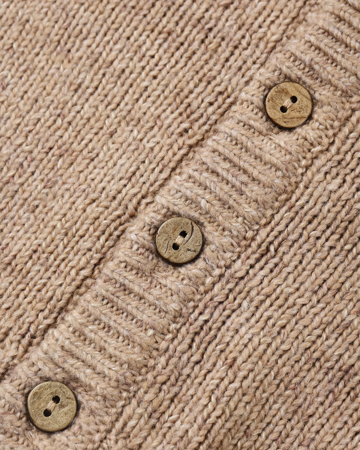 Ruffle Collar Cardigan Heathered Almond - Rylee + Cru | Kids Clothes | Trendy Baby Clothes | Modern Infant Outfits |