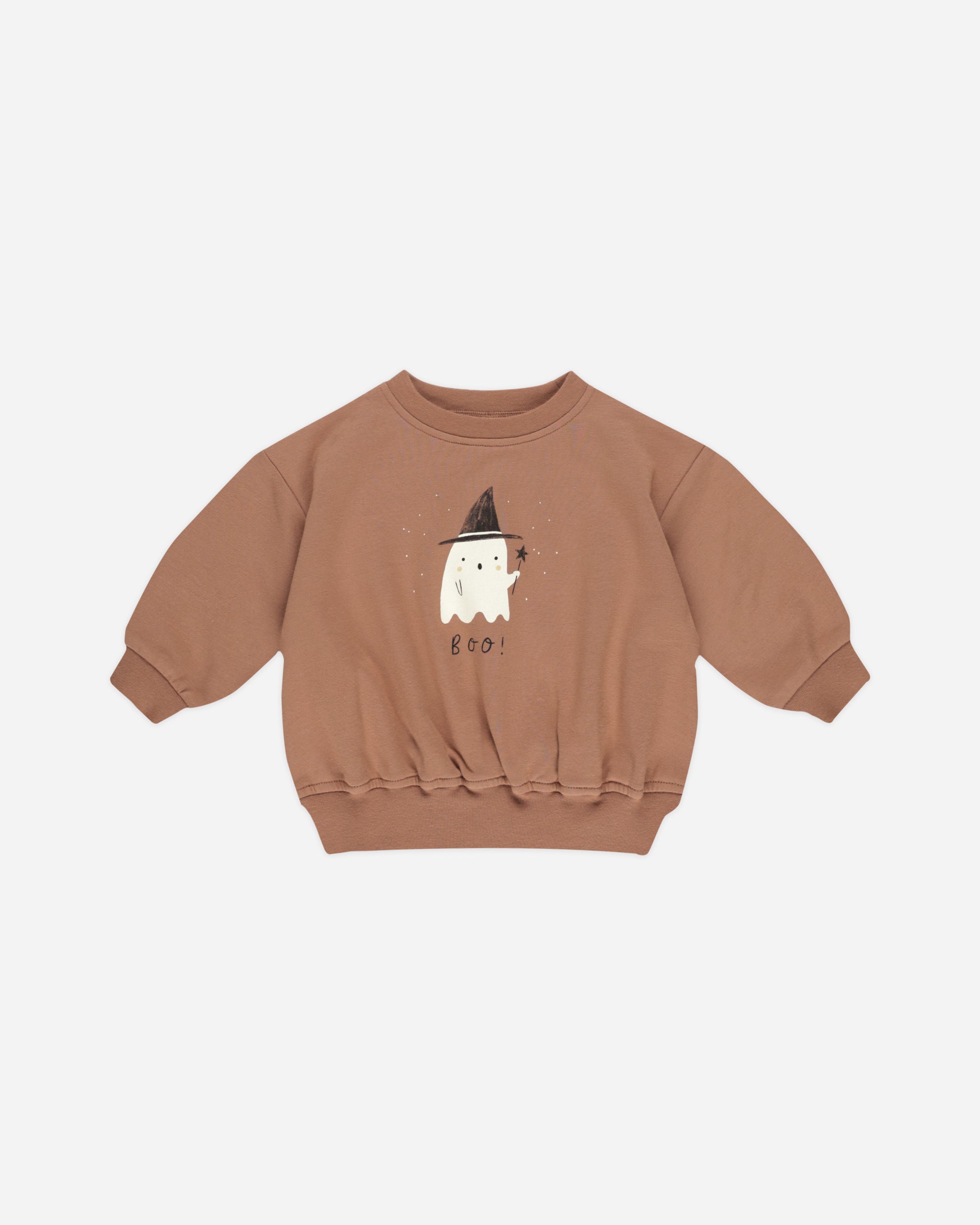 Relaxed Fleece Sweatshirt || Boo