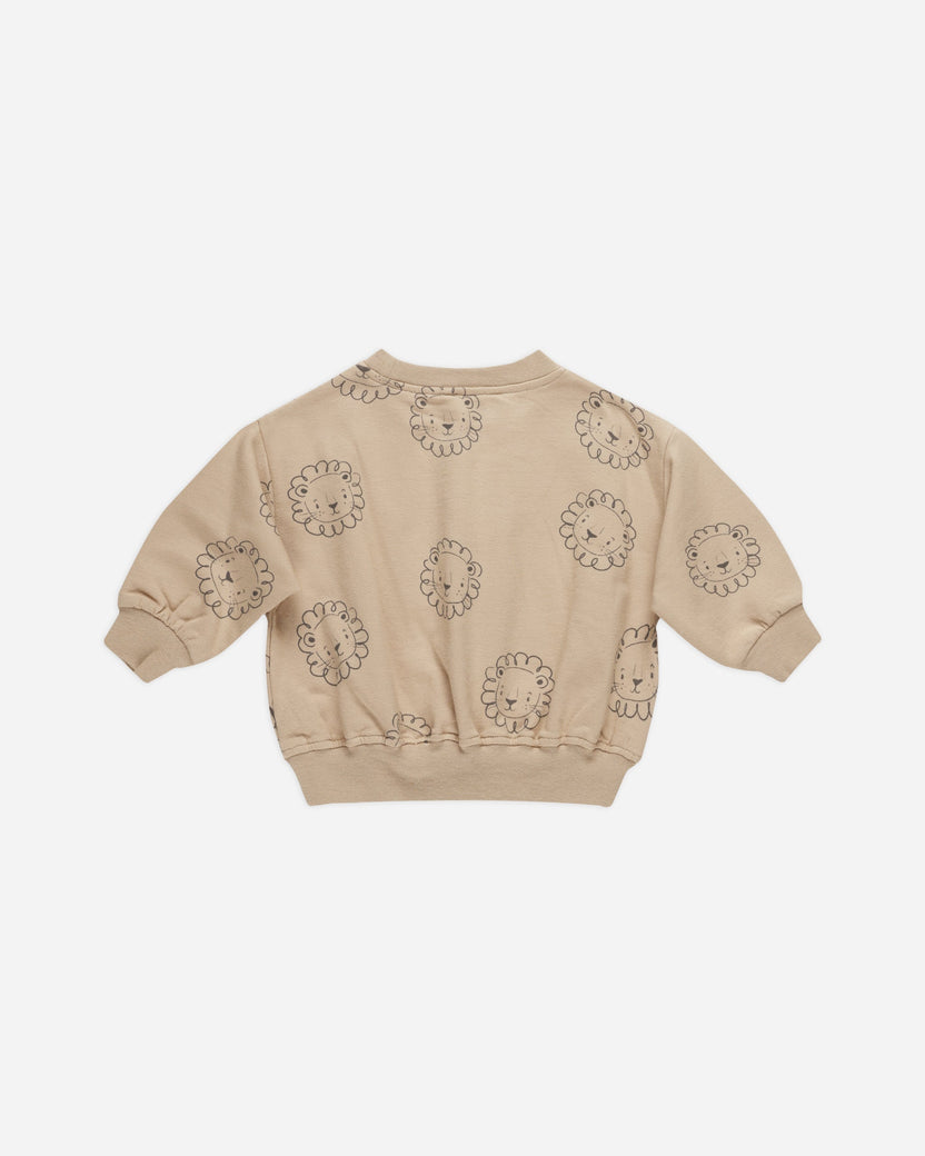 Quincy Mae Relaxed Fleece Sweatpants - Sand Foxes main image 0