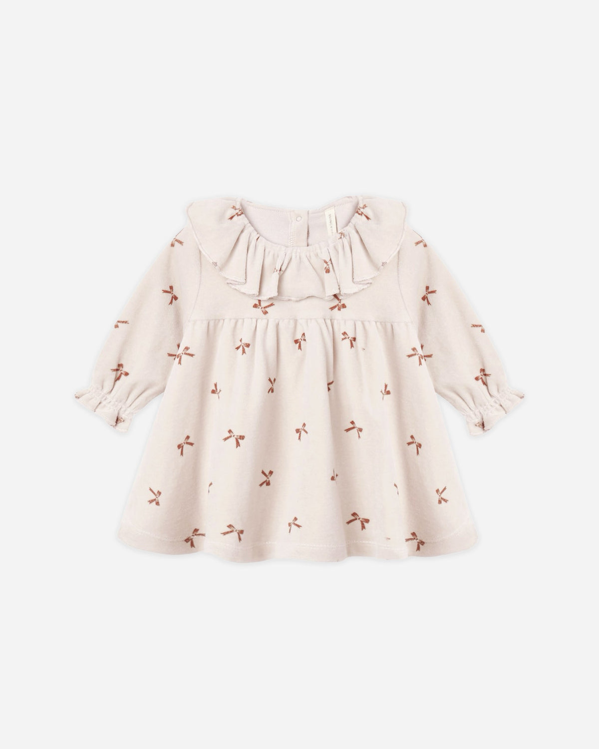 Velour Baby Dress Red Bows - Rylee + Cru | Kids Clothes | Trendy Baby Clothes | Modern Infant Outfits |