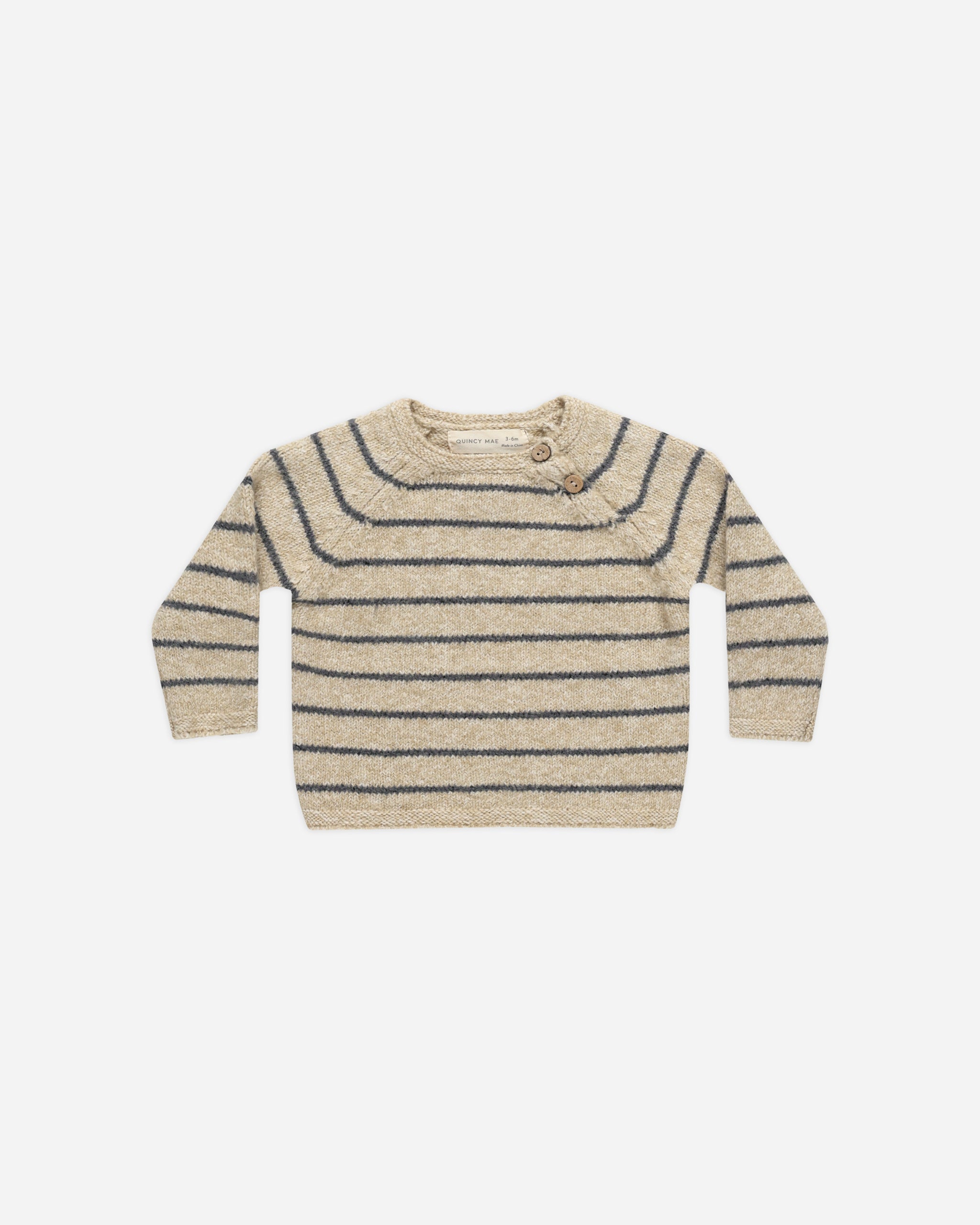 Ace Knit Sweater || Indigo Stripe