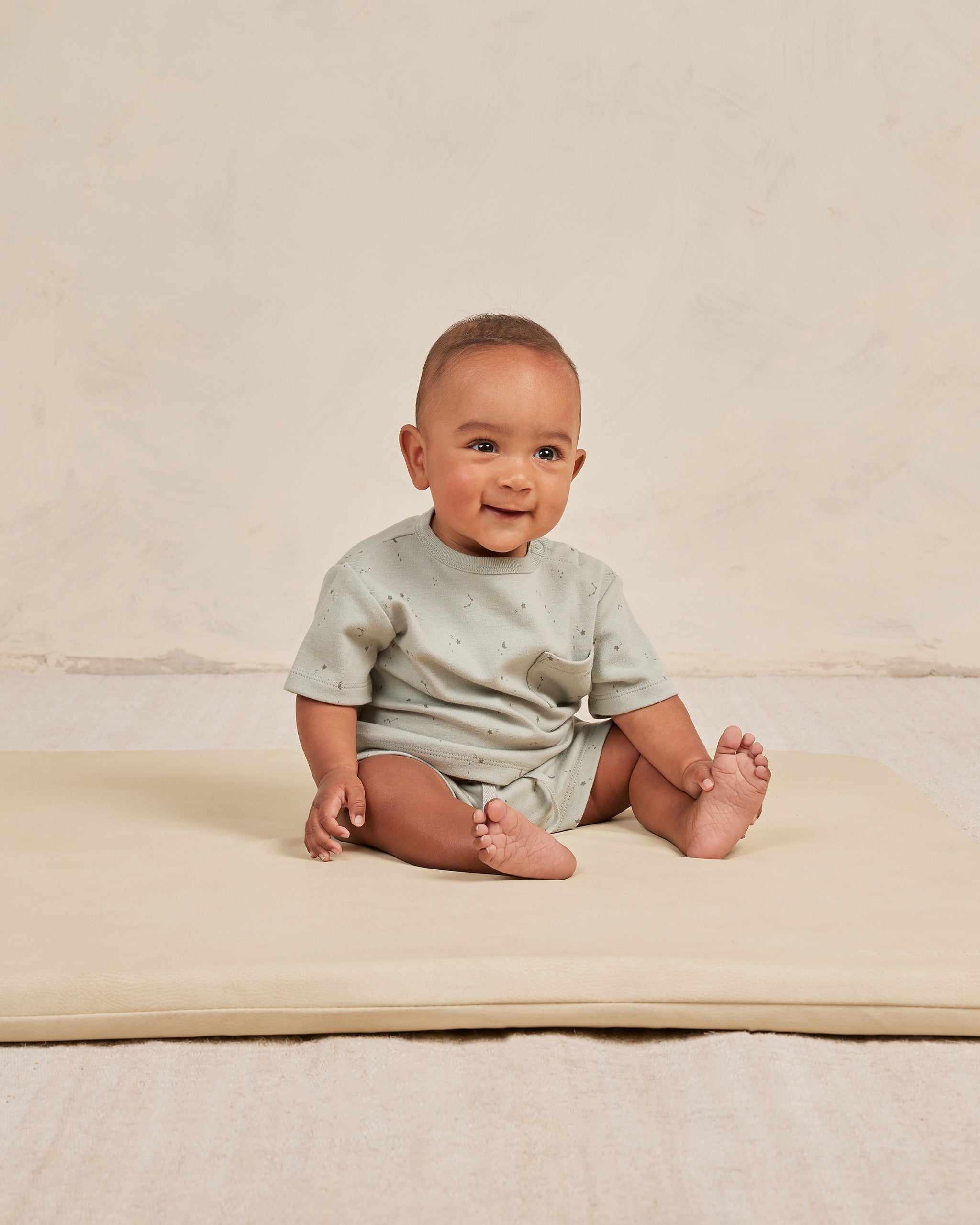 Quincy Mae Boxy Pocket Tee and Short Set - Constellations Quincy Mae Boxy Pocket Tee and Short Set - Constellations