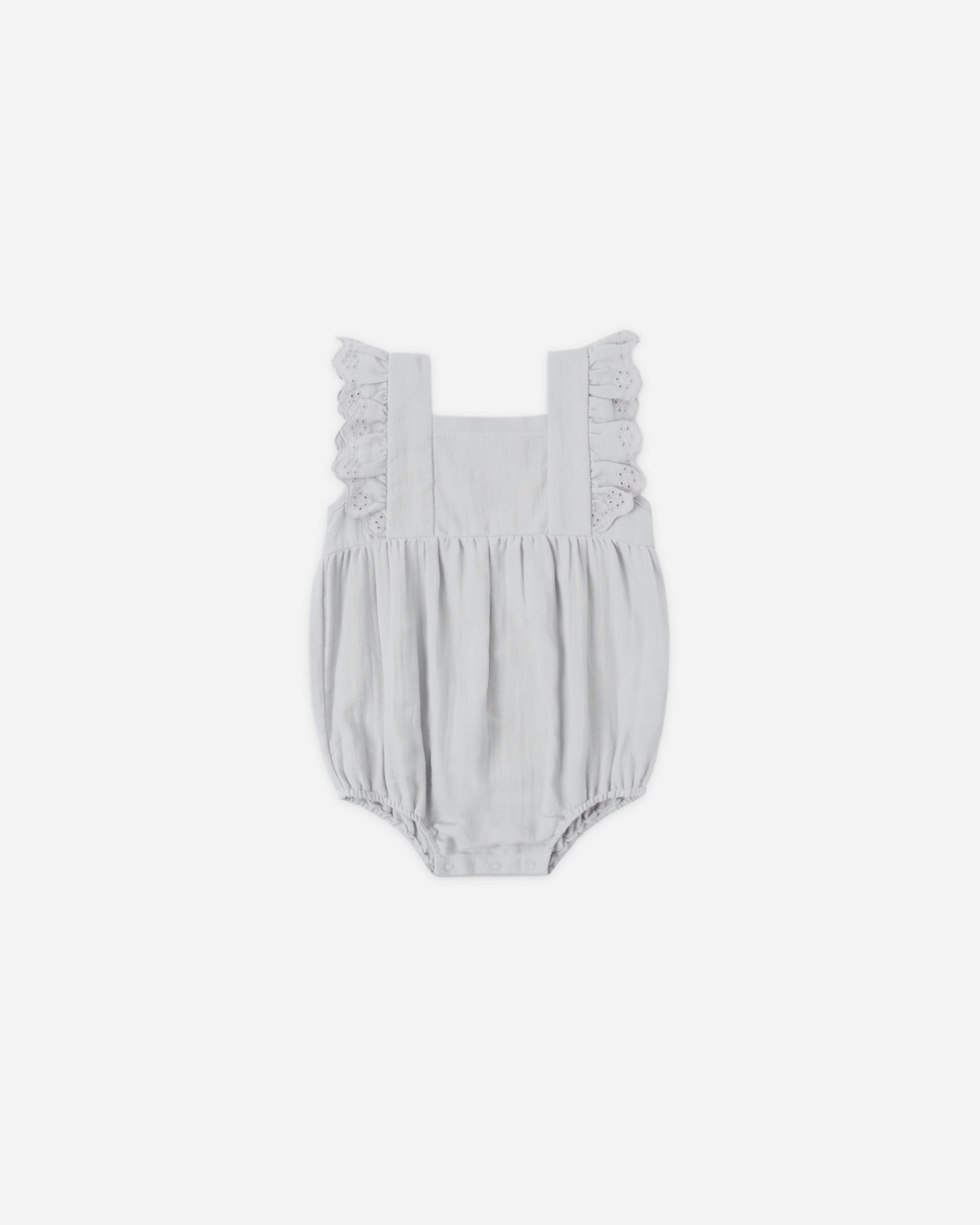Naomi Romper Sky - Rylee + Cru | Kids Clothes | Trendy Baby Clothes | Modern Infant Outfits |