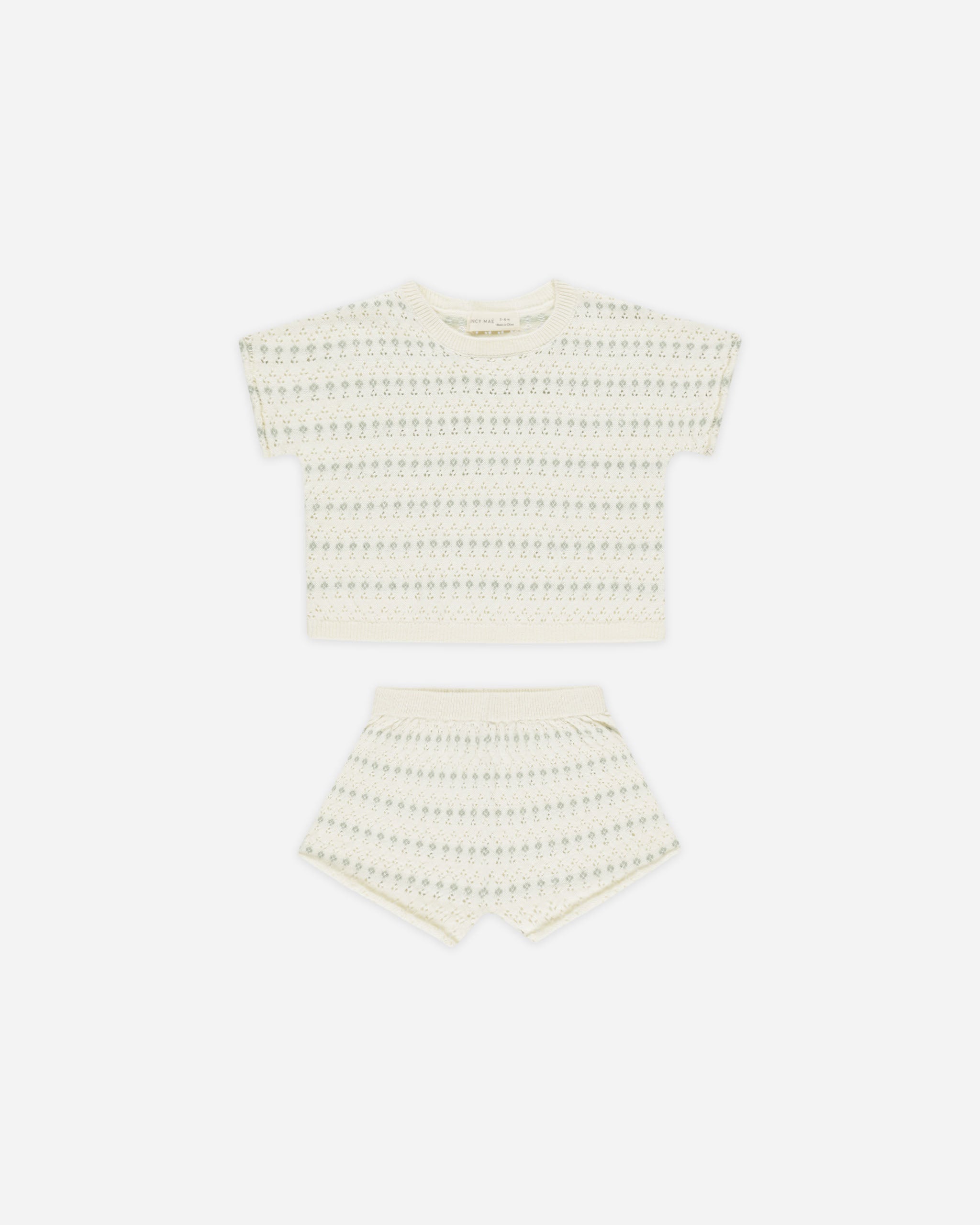 Relaxed Summer Knit Set || Ivory