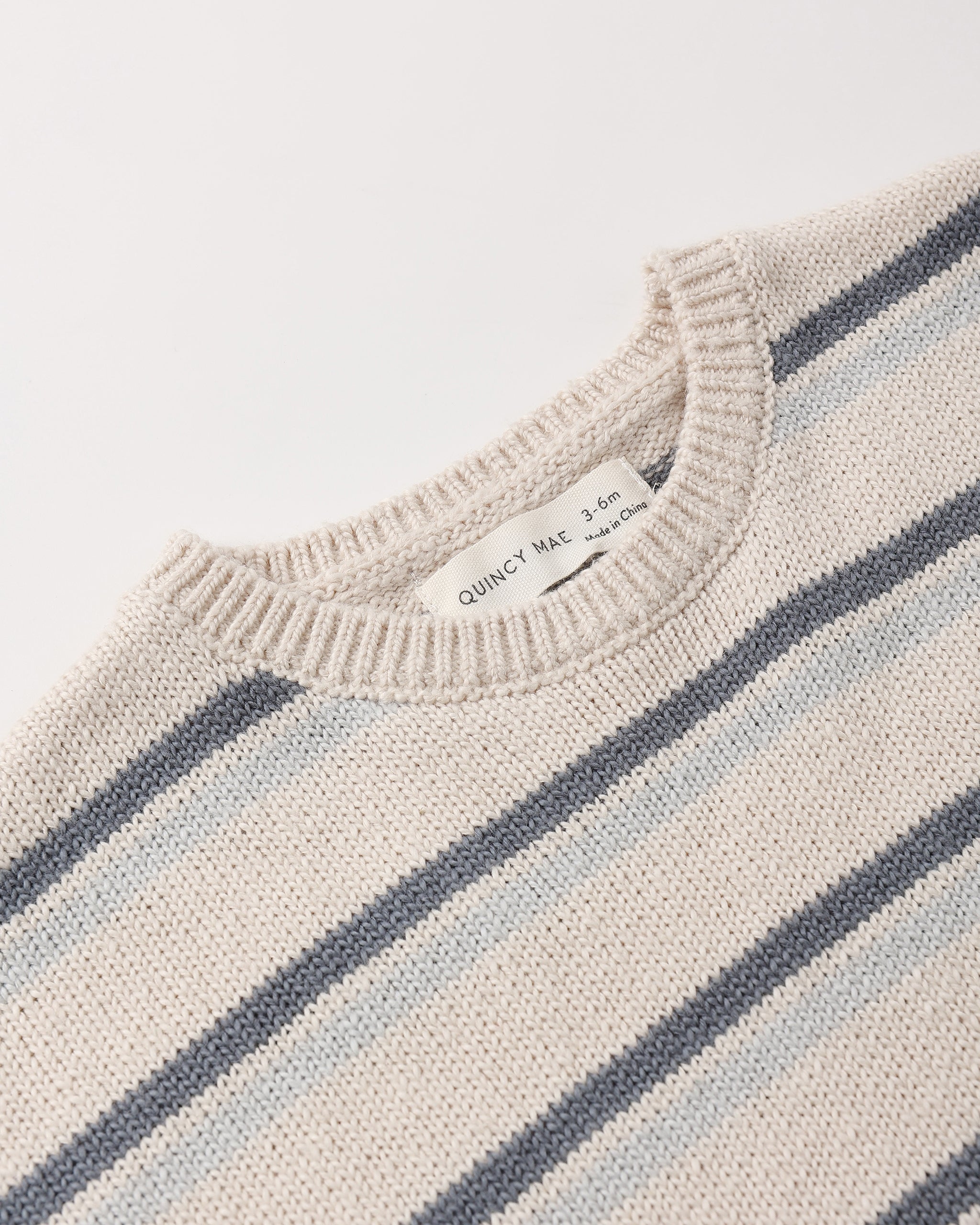 Relaxed Summer Knit Set Ocean Stripe - Rylee + Cru | Kids Clothes | Trendy Baby Clothes | Modern Infant Outfits |