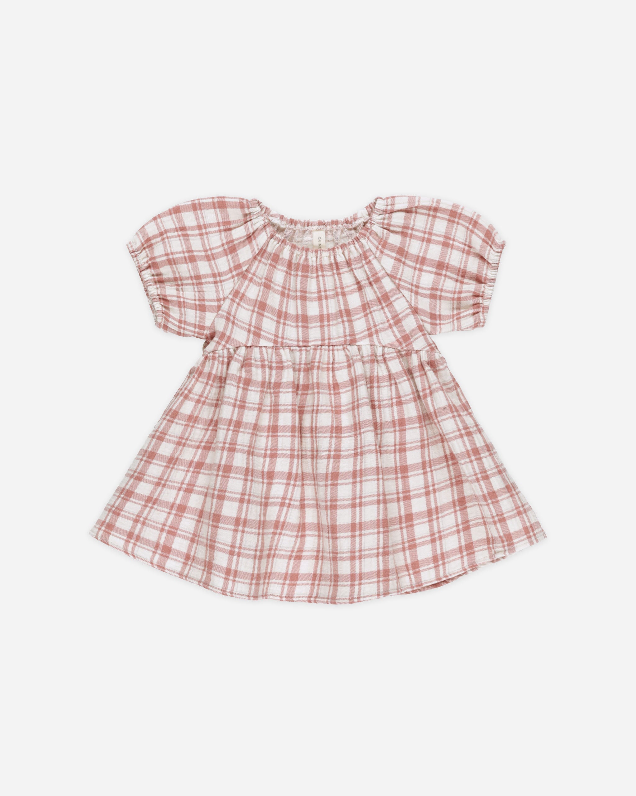 Bella Dress || Pink Plaid