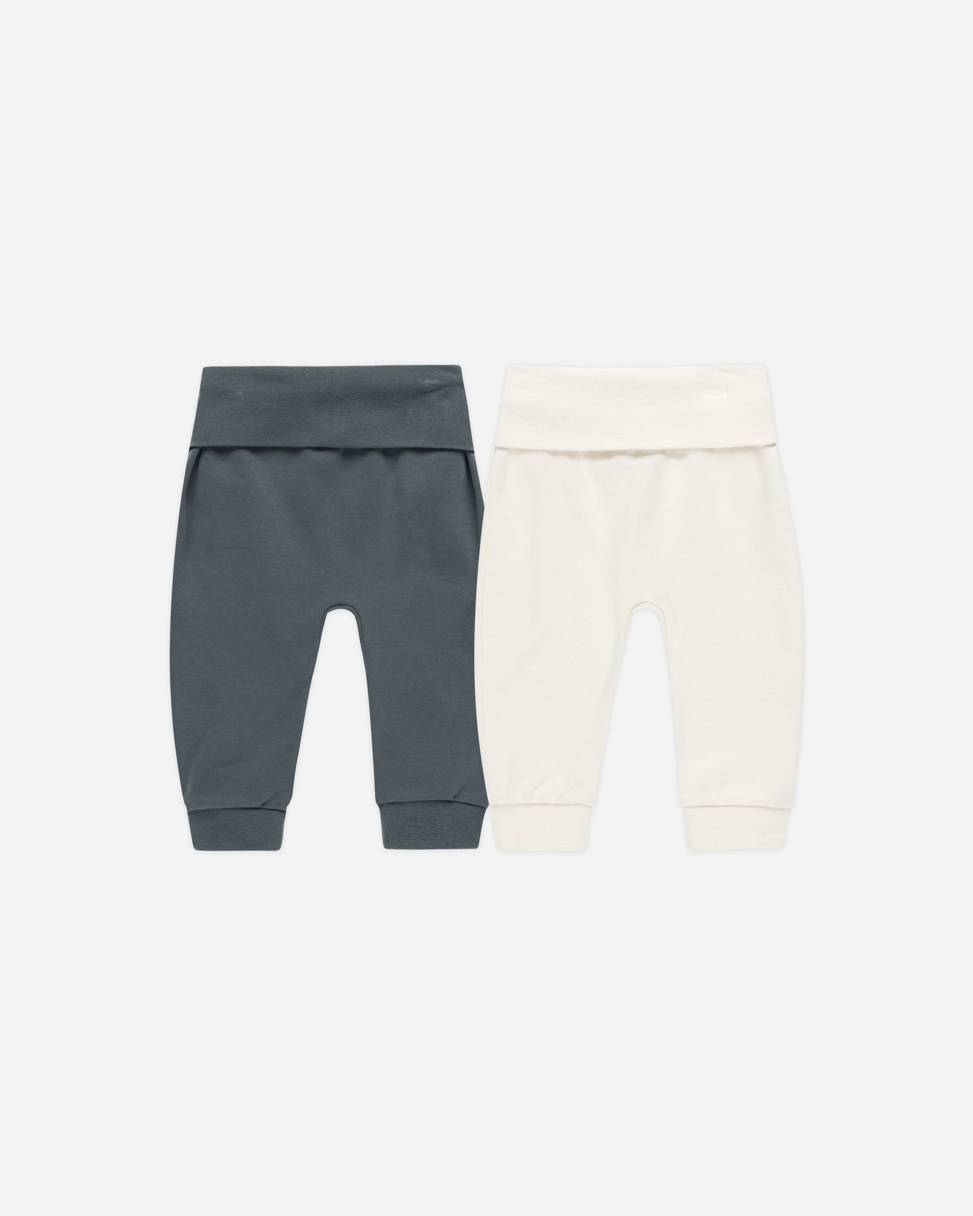 Quincy Mae Ace Knit Pant in Indigo Stripe