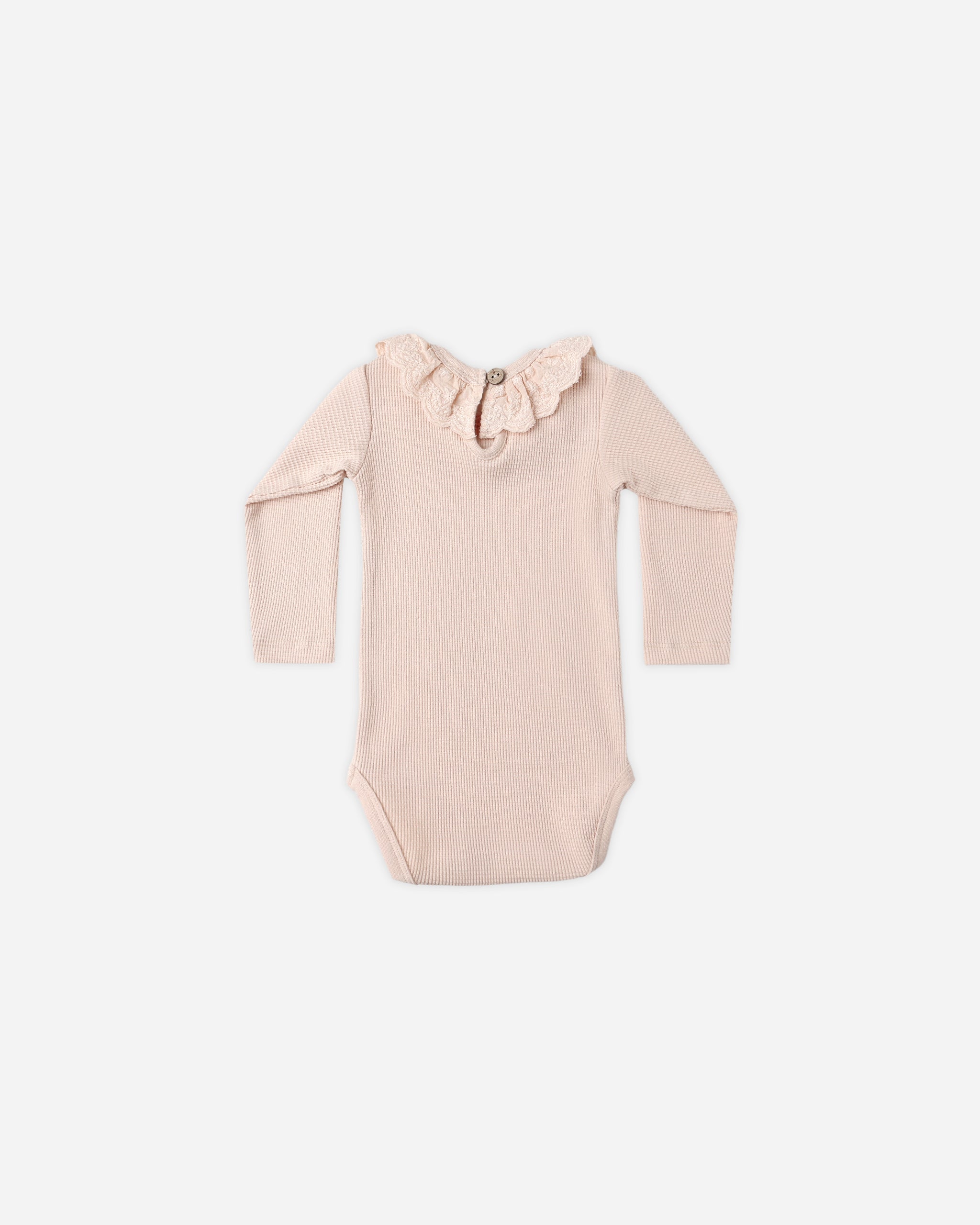 Ruffle Collar Bodysuit || Antique