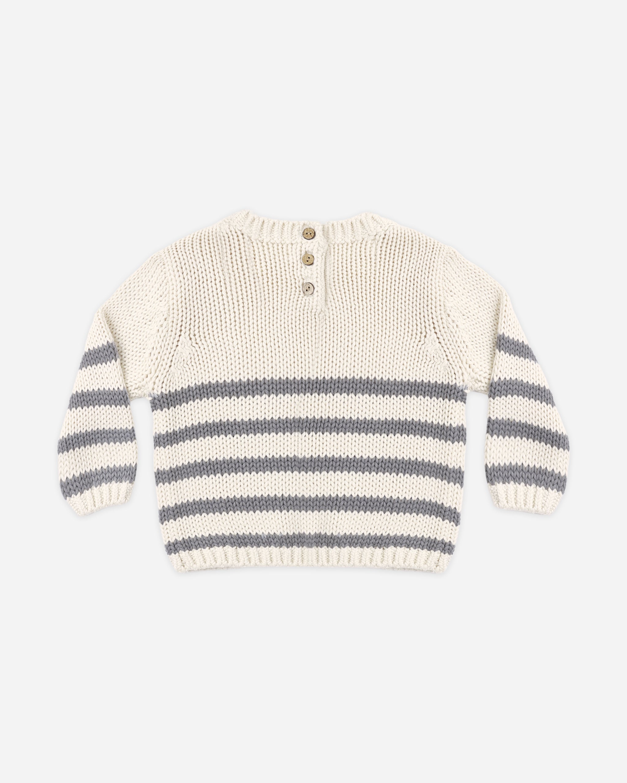 Rex Sweater Slate Stripe - Rylee + Cru | Kids Clothes | Trendy Baby Clothes | Modern Infant Outfits |