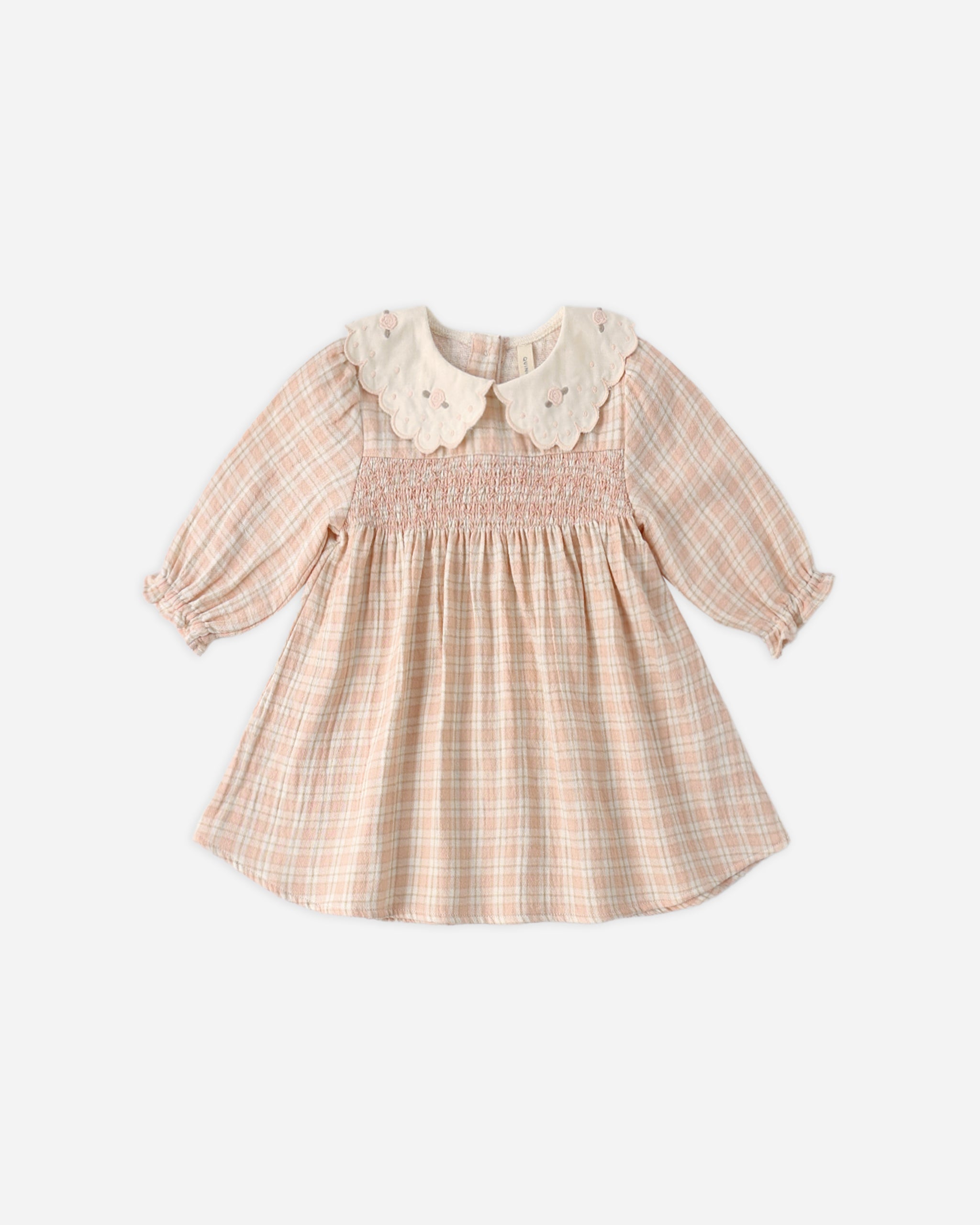 Callie Dress Pink Plaid - Rylee + Cru | Kids Clothes | Trendy Baby Clothes | Modern Infant Outfits |
