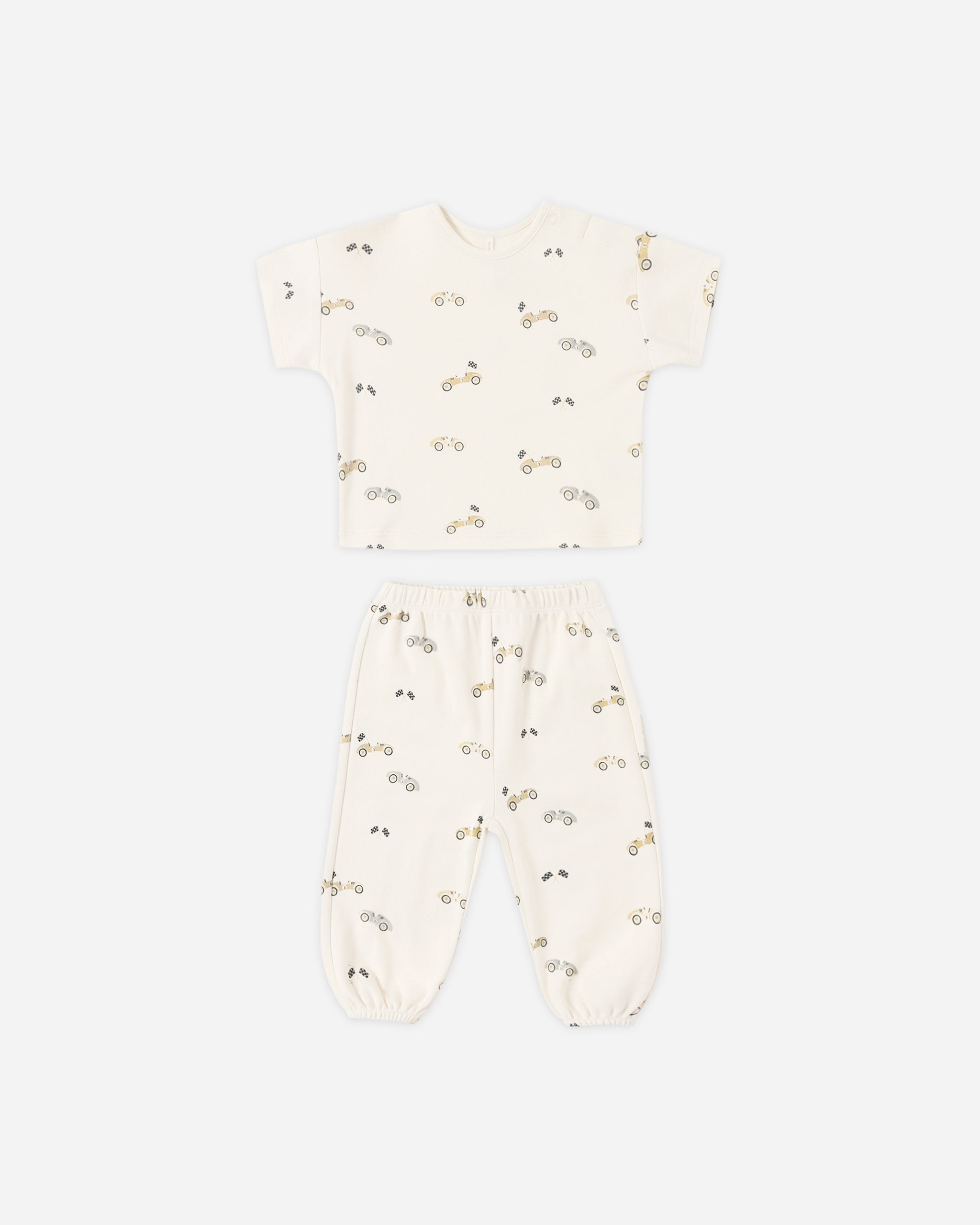 Jersey Tee + Pant Set Race Car - Rylee + Cru | Kids Clothes | Trendy Baby Clothes | Modern Infant Outfits |