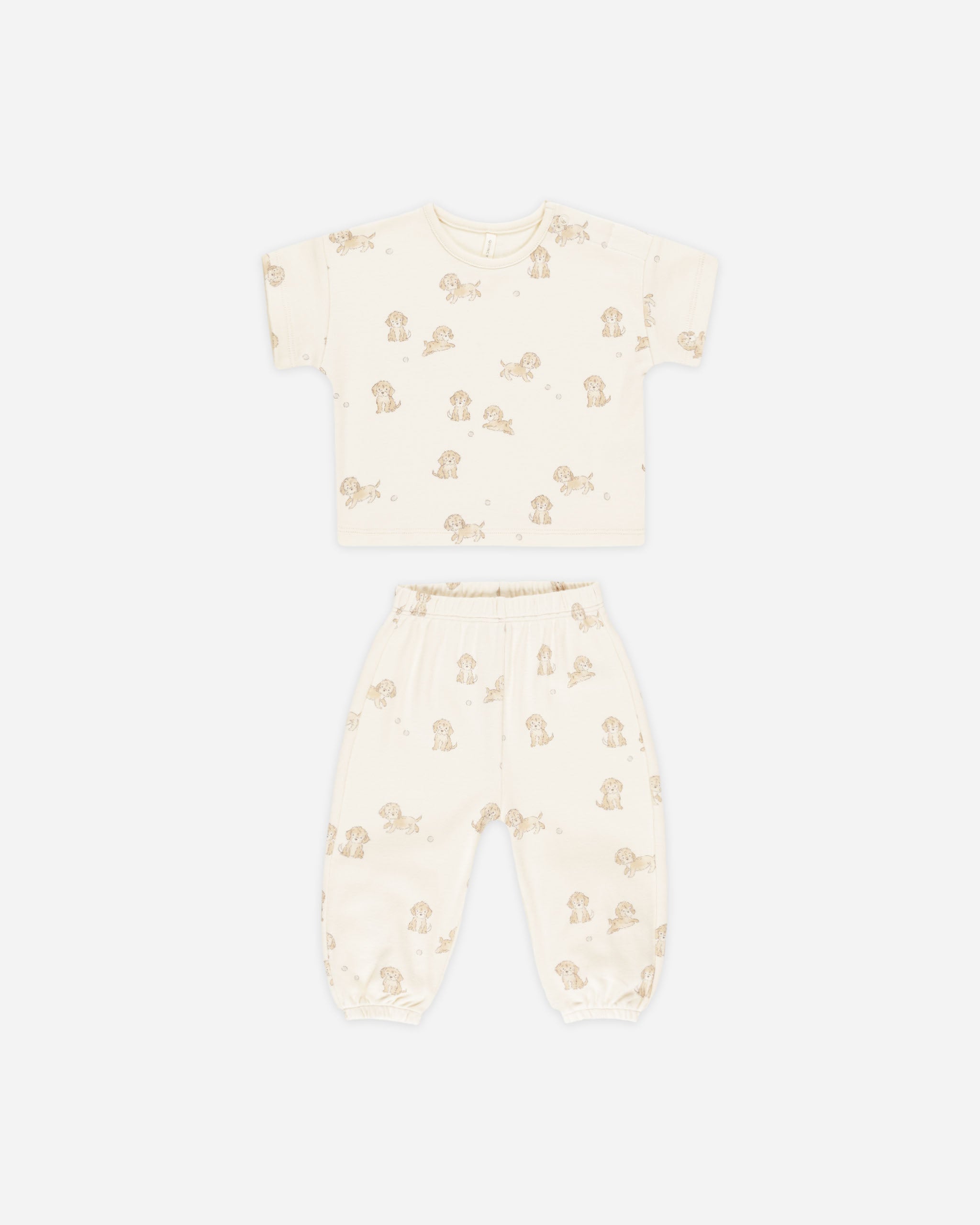 Jersey Tee + Pant Set || Puppies