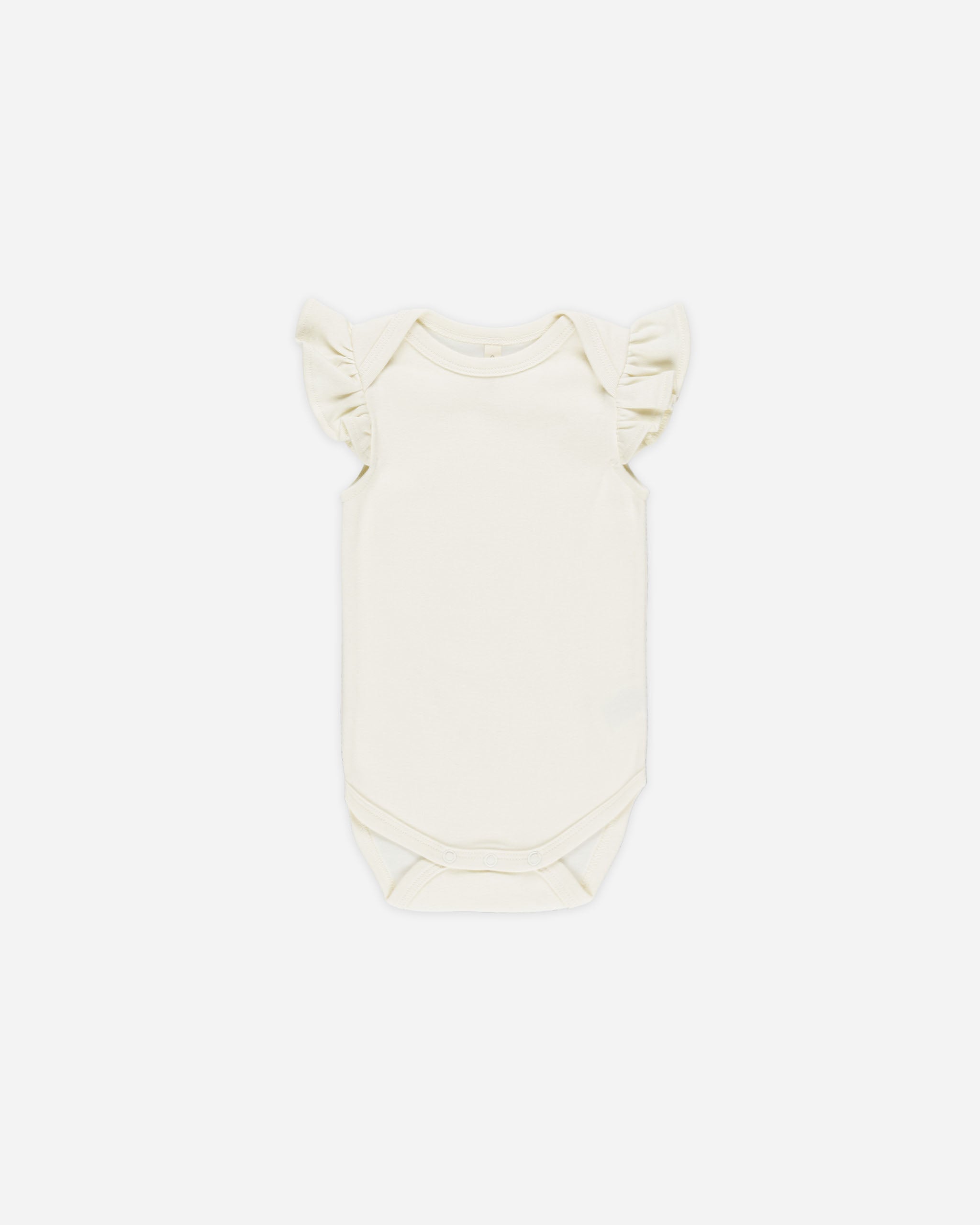 Flutter Sleeve Bodysuit || Ivory