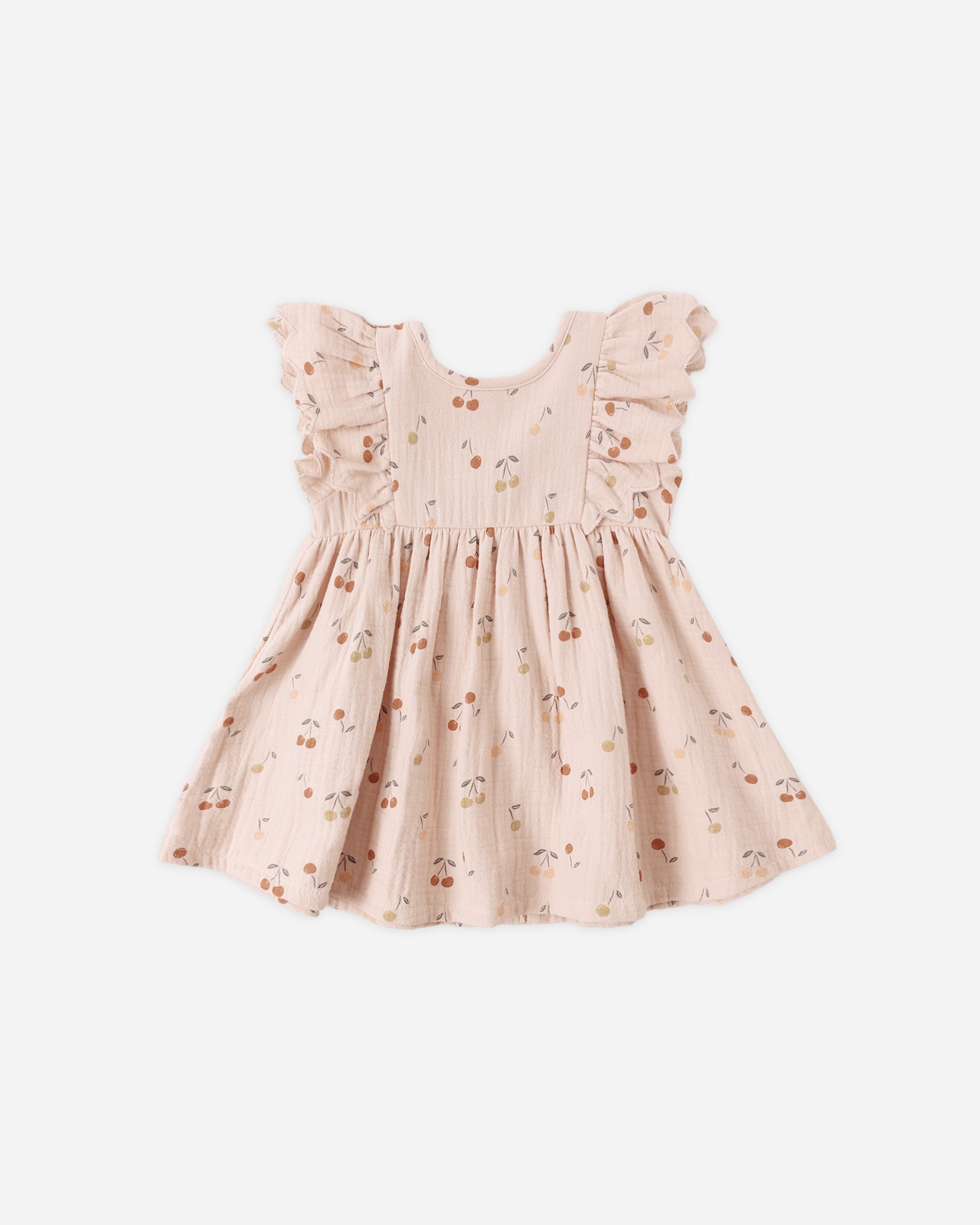 Alina Dress Cherries - Rylee + Cru | Kids Clothes | Trendy Baby Clothes | Modern Infant Outfits |