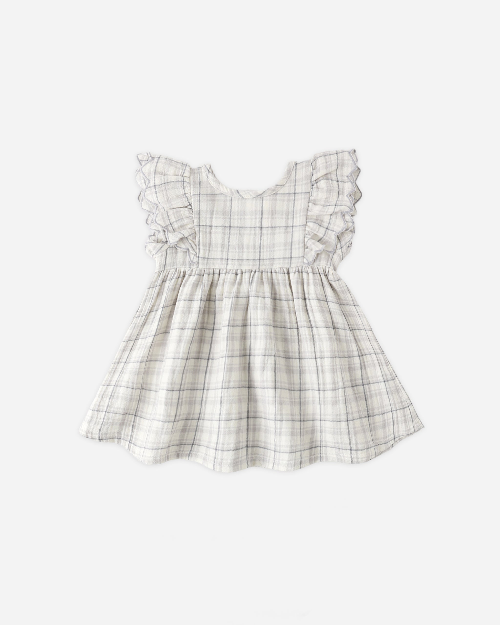Alina Dress Blue Plaid - Rylee + Cru | Kids Clothes | Trendy Baby Clothes | Modern Infant Outfits |