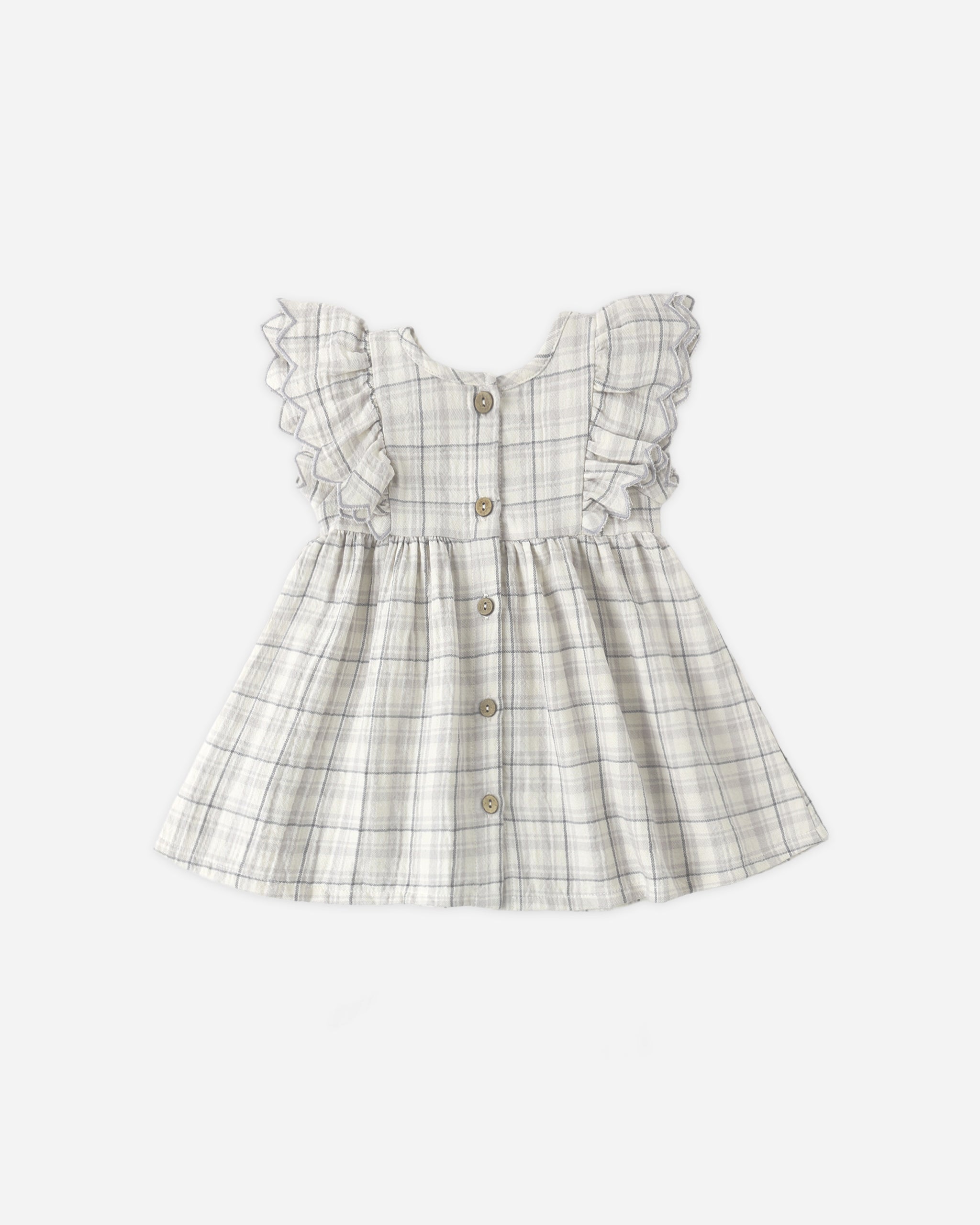 Alina Dress Blue Plaid - Rylee + Cru | Kids Clothes | Trendy Baby Clothes | Modern Infant Outfits |