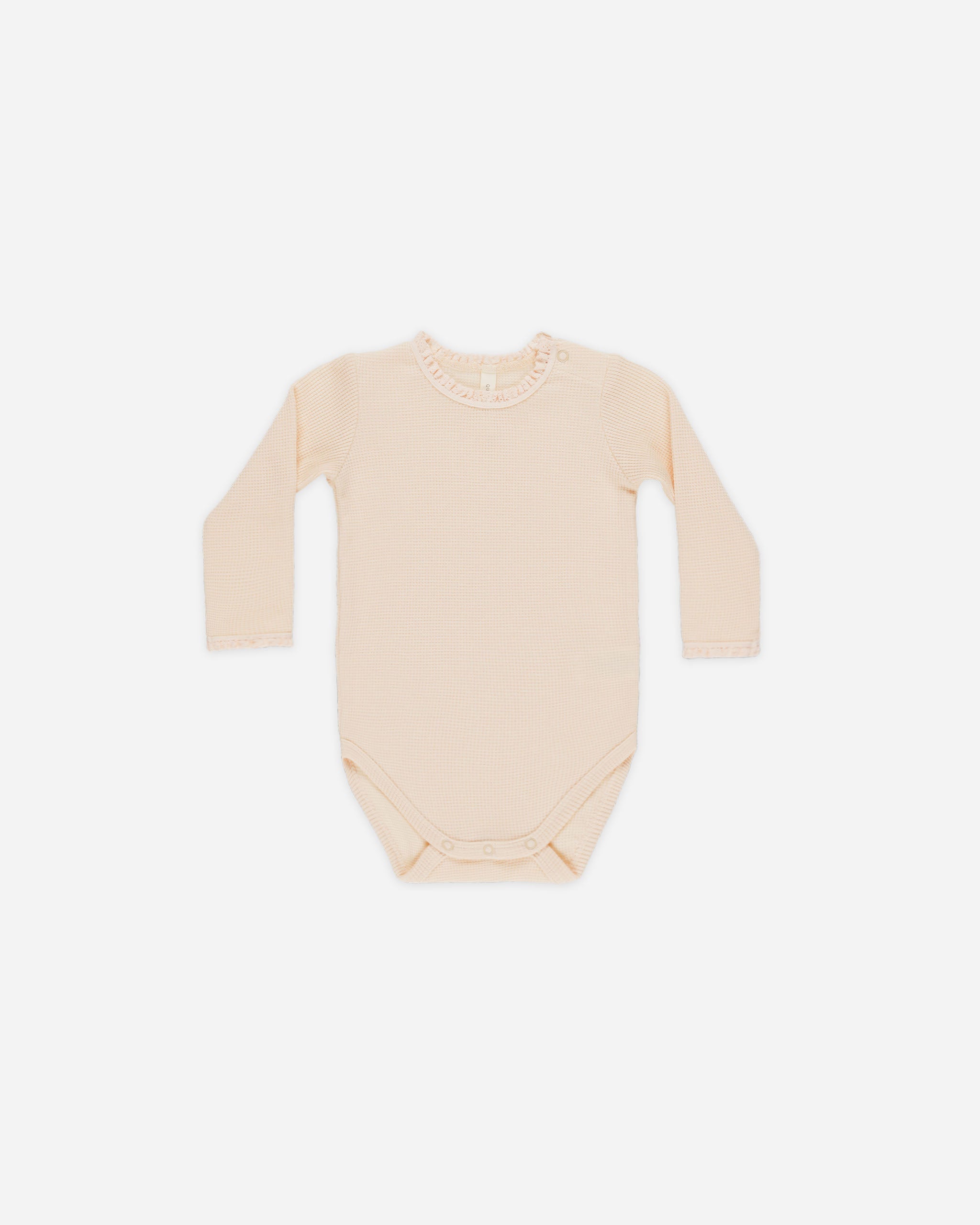 Waffle Long Sleeve Bodysuit || Antique