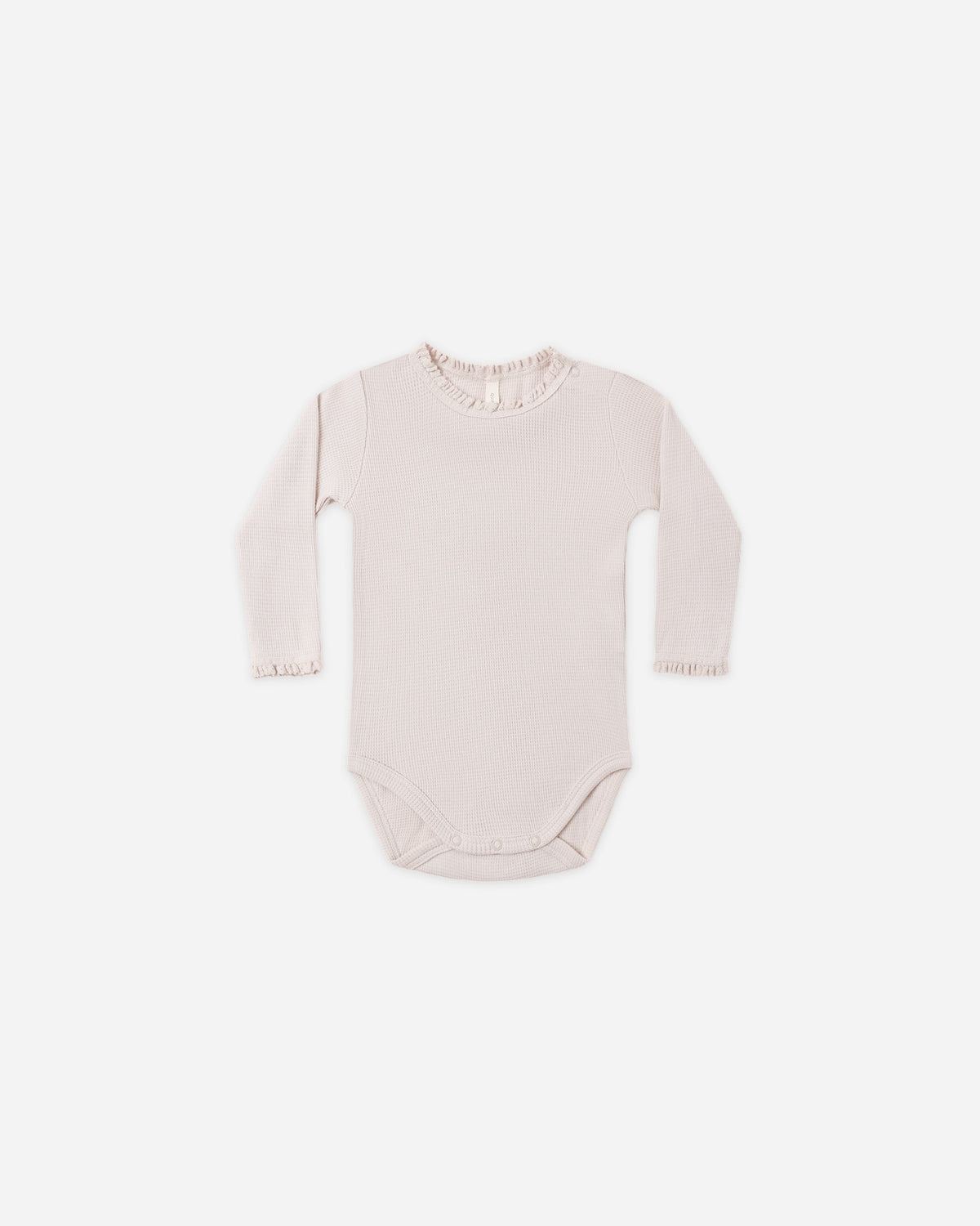 Waffle Long Sleeve Bodysuit Lilac Mist