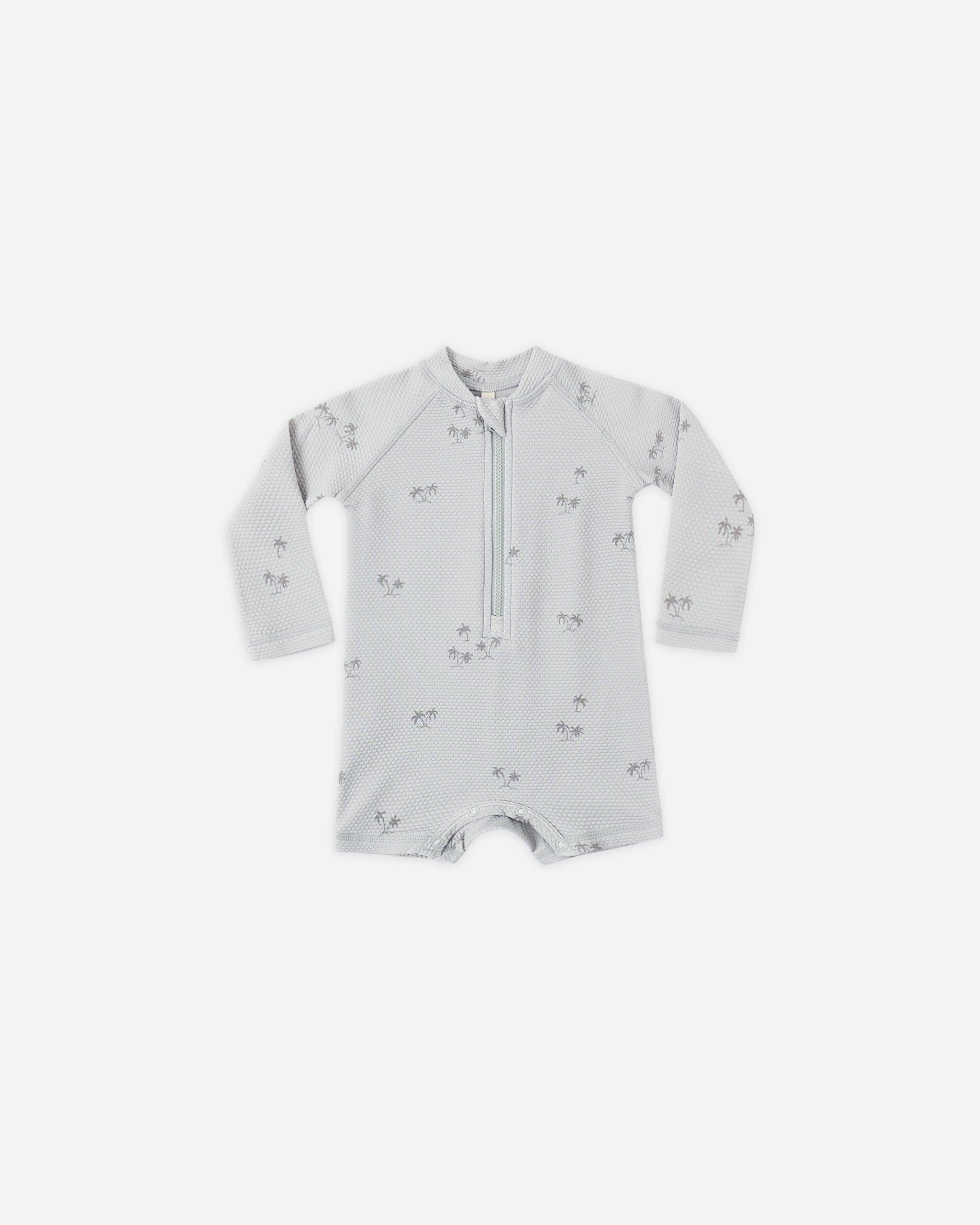 Long Sleeve One-Piece Rashguard Palm - Rylee + Cru | Kids Clothes | Trendy Baby Clothes | Modern Infant Outfits |