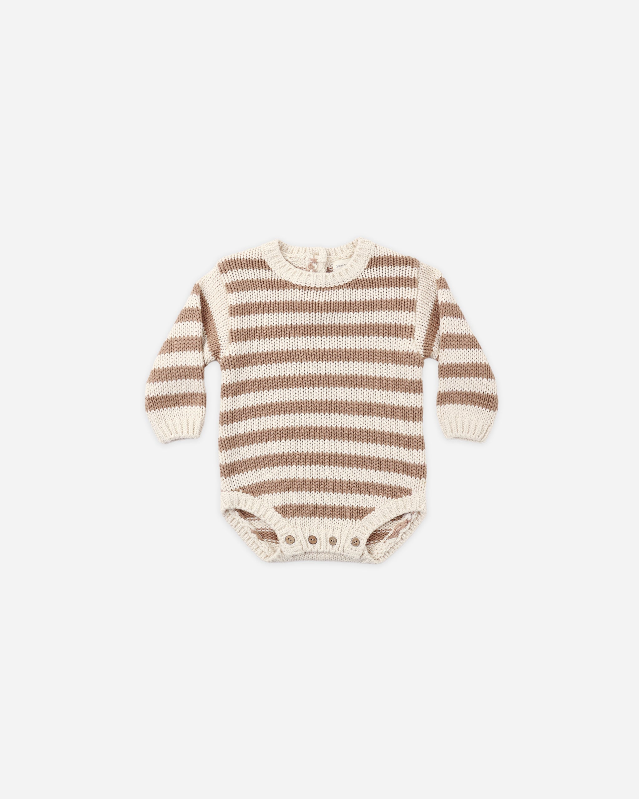 Rex Romper Almond Stripe - Rylee + Cru | Kids Clothes | Trendy Baby Clothes | Modern Infant Outfits |