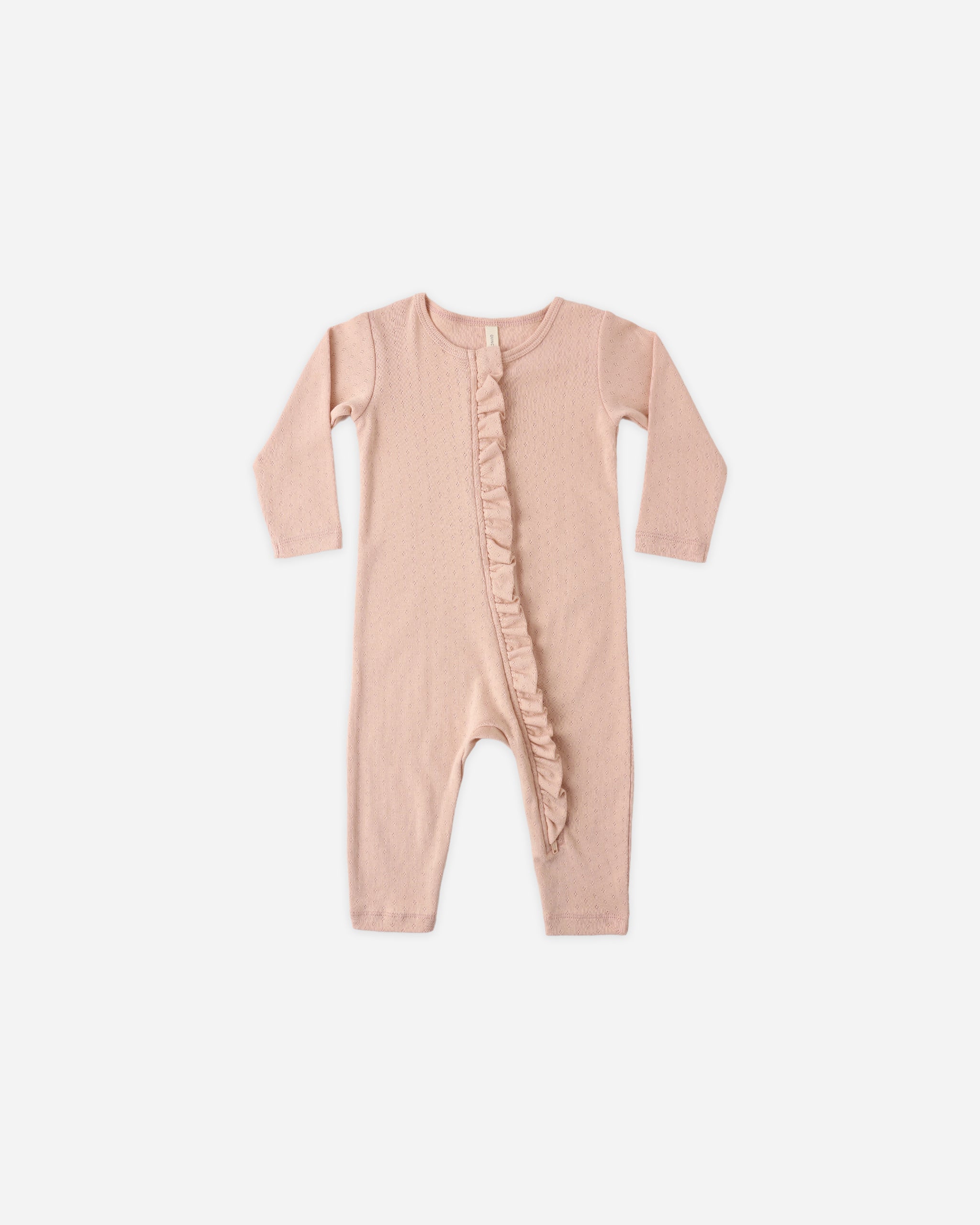 Ruffle Jumpsuit Melon - Rylee + Cru | Kids Clothes | Trendy Baby Clothes | Modern Infant Outfits |