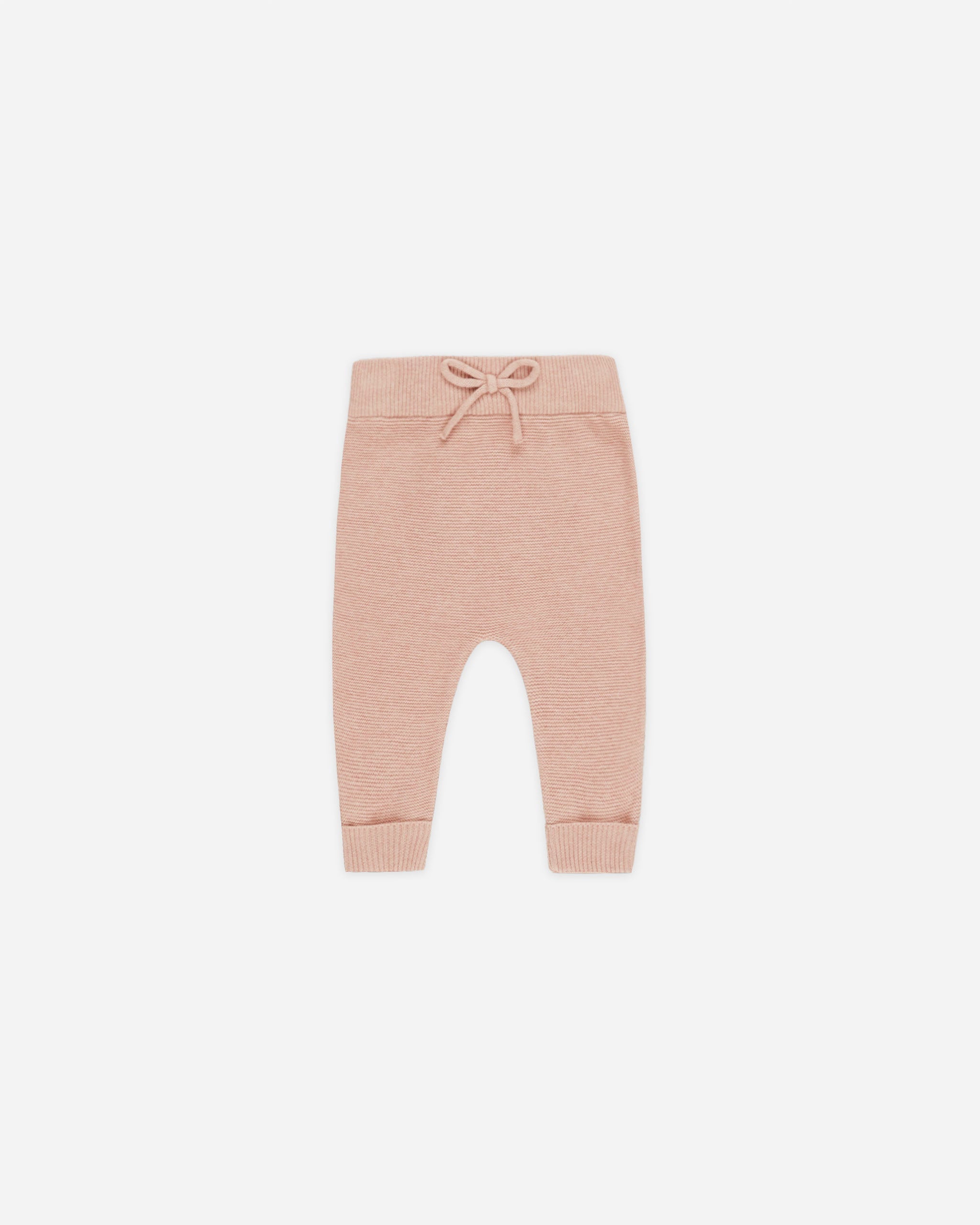 Knit Pant || Heathered Rose - Rylee + Cru | Kids Clothes | Trendy Baby Clothes | Modern Infant Outfits |