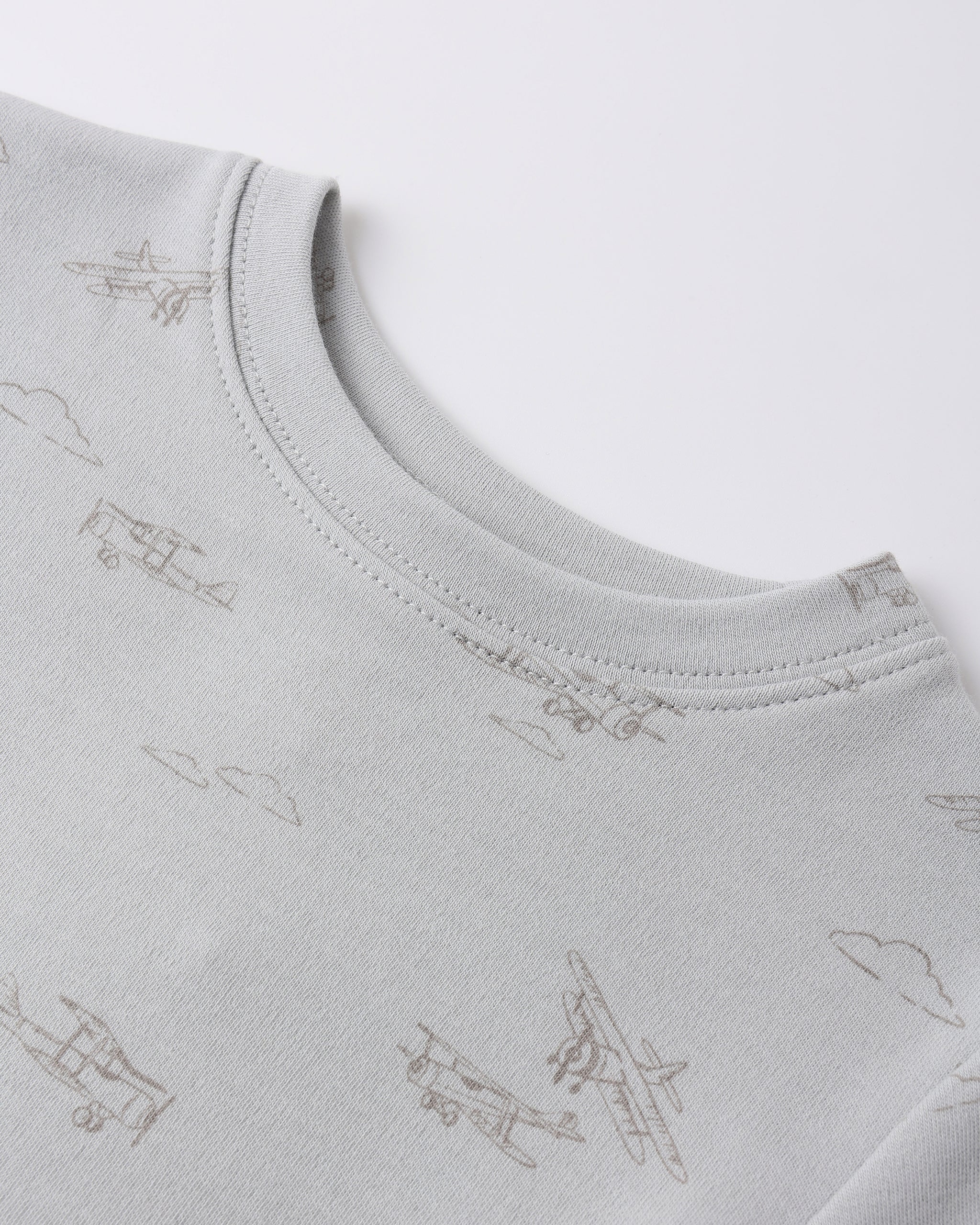 Jersey Pajama Set Airplane - Rylee + Cru | Kids Clothes | Trendy Baby Clothes | Modern Infant Outfits |