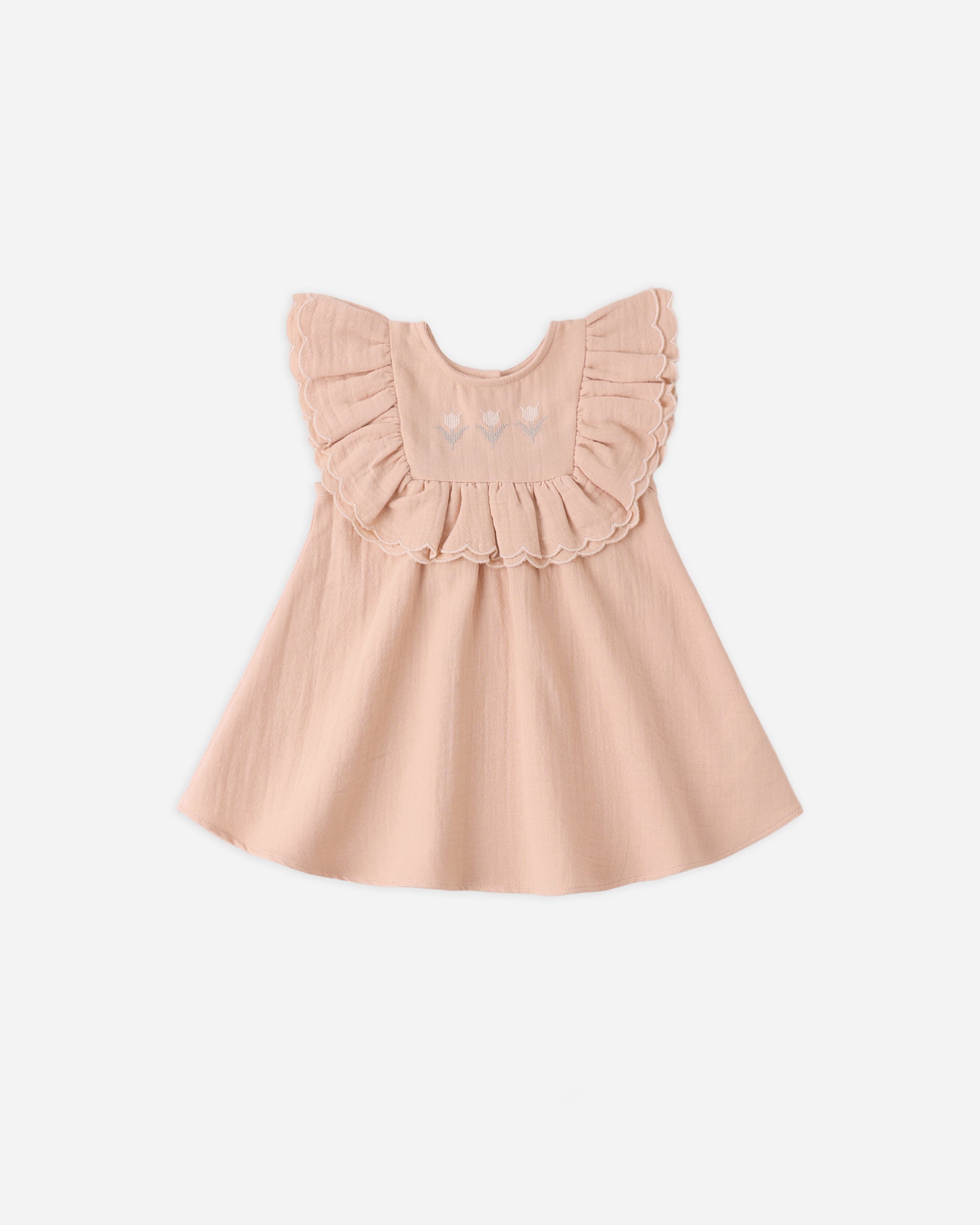 Lulu Dress Melon - Rylee + Cru | Kids Clothes | Trendy Baby Clothes | Modern Infant Outfits |