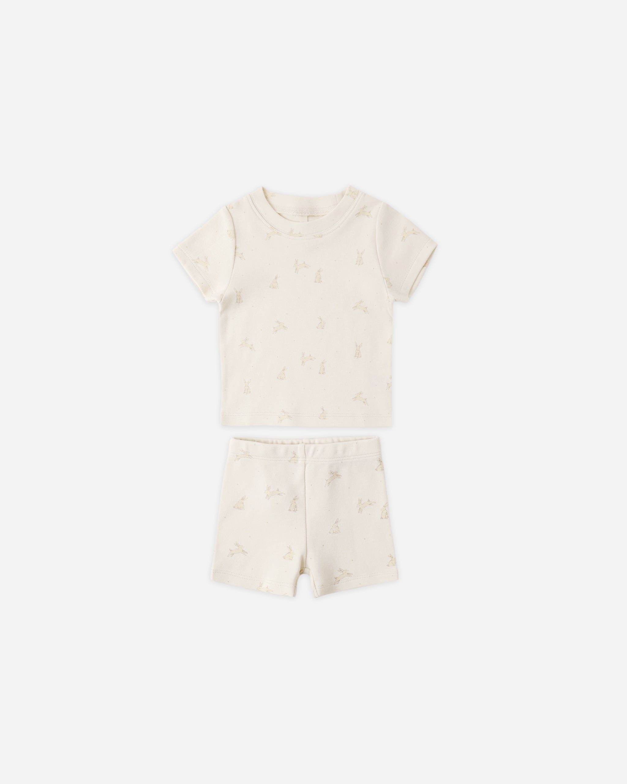 Summer Pajama Set Bunnies - Rylee + Cru | Kids Clothes | Trendy Baby Clothes | Modern Infant Outfits |