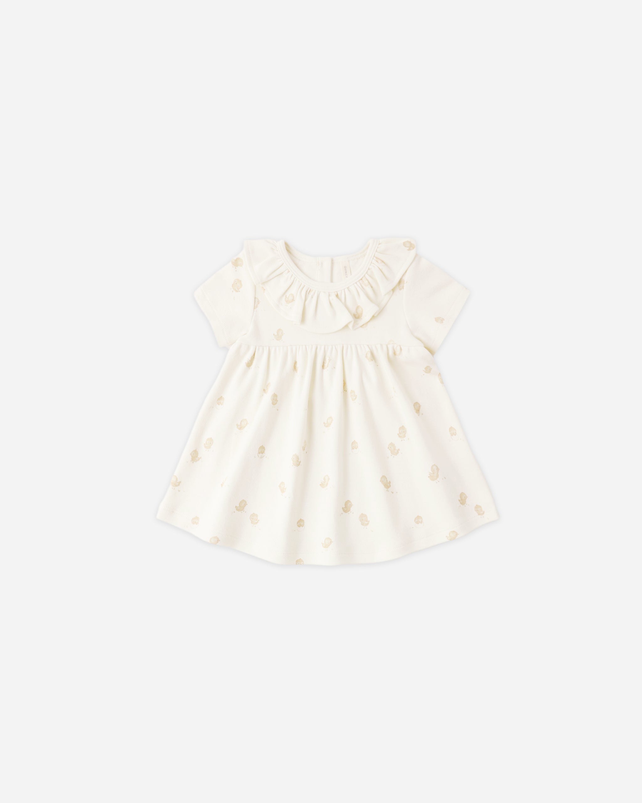 Ruffle Collar Jersey Dress Chicks - Rylee + Cru | Kids Clothes | Trendy Baby Clothes | Modern Infant Outfits |