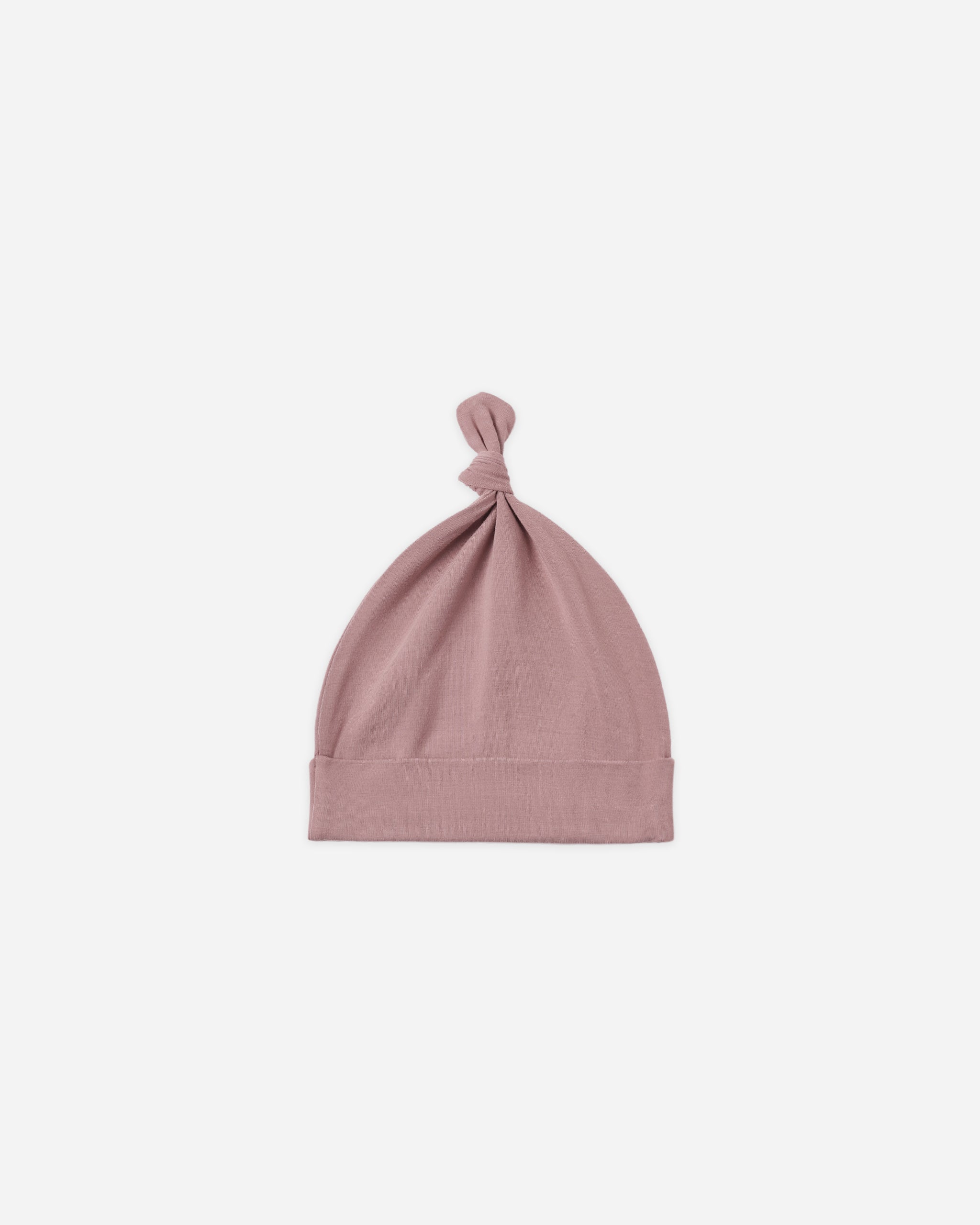 Bamboo Knotted Baby Hat Mulberry - Rylee + Cru | Kids Clothes | Trendy Baby Clothes | Modern Infant Outfits |
