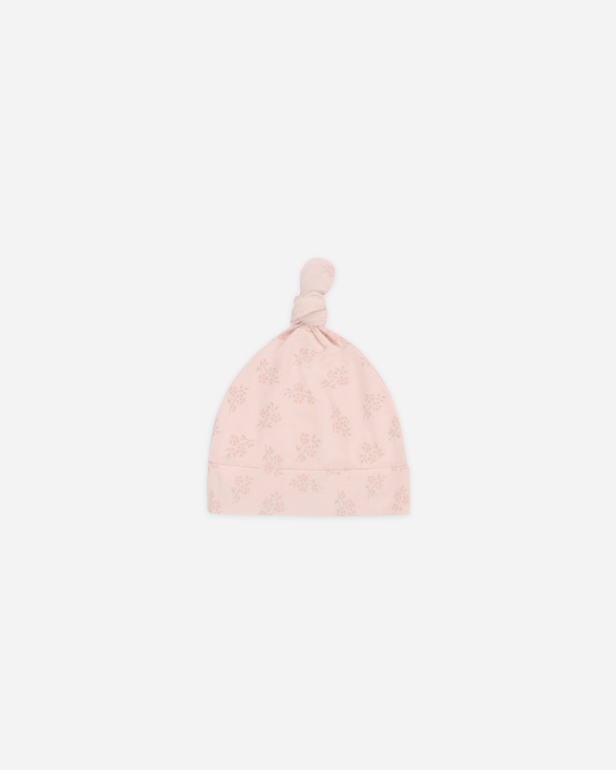 Knotted Baby Hat || Pink Blossom - Rylee + Cru | Kids Clothes | Trendy Baby Clothes | Modern Infant Outfits |