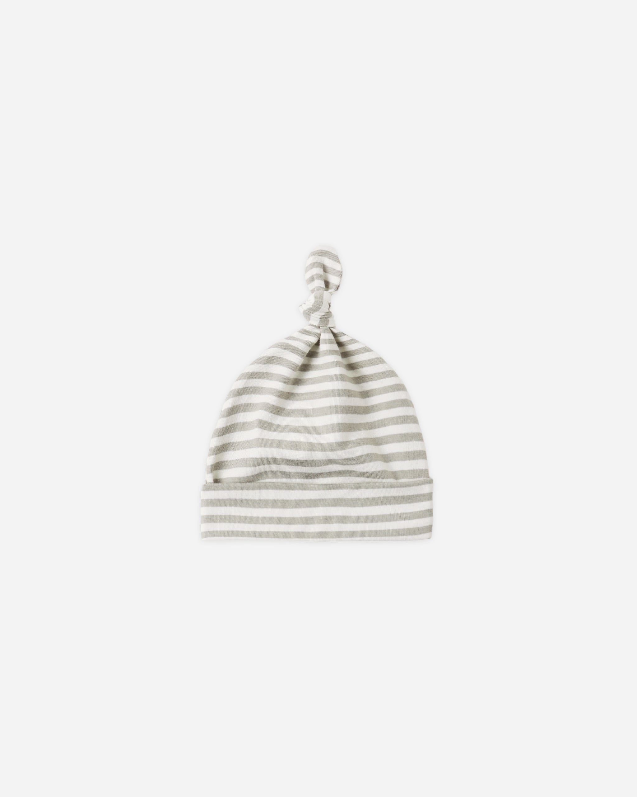 Knotted Baby Hat Laurel Stripe