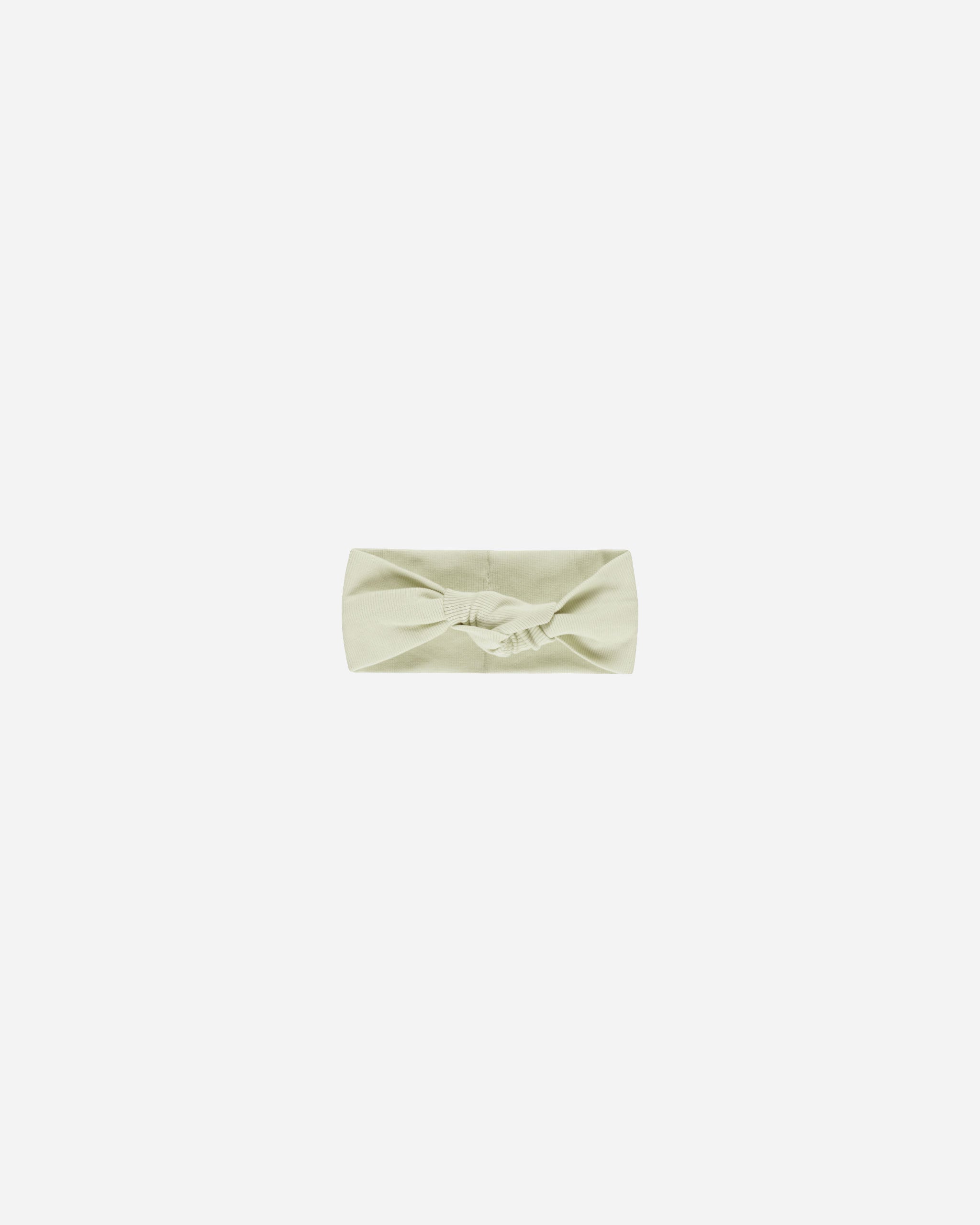 Ribbed Knotted Headband || Mint