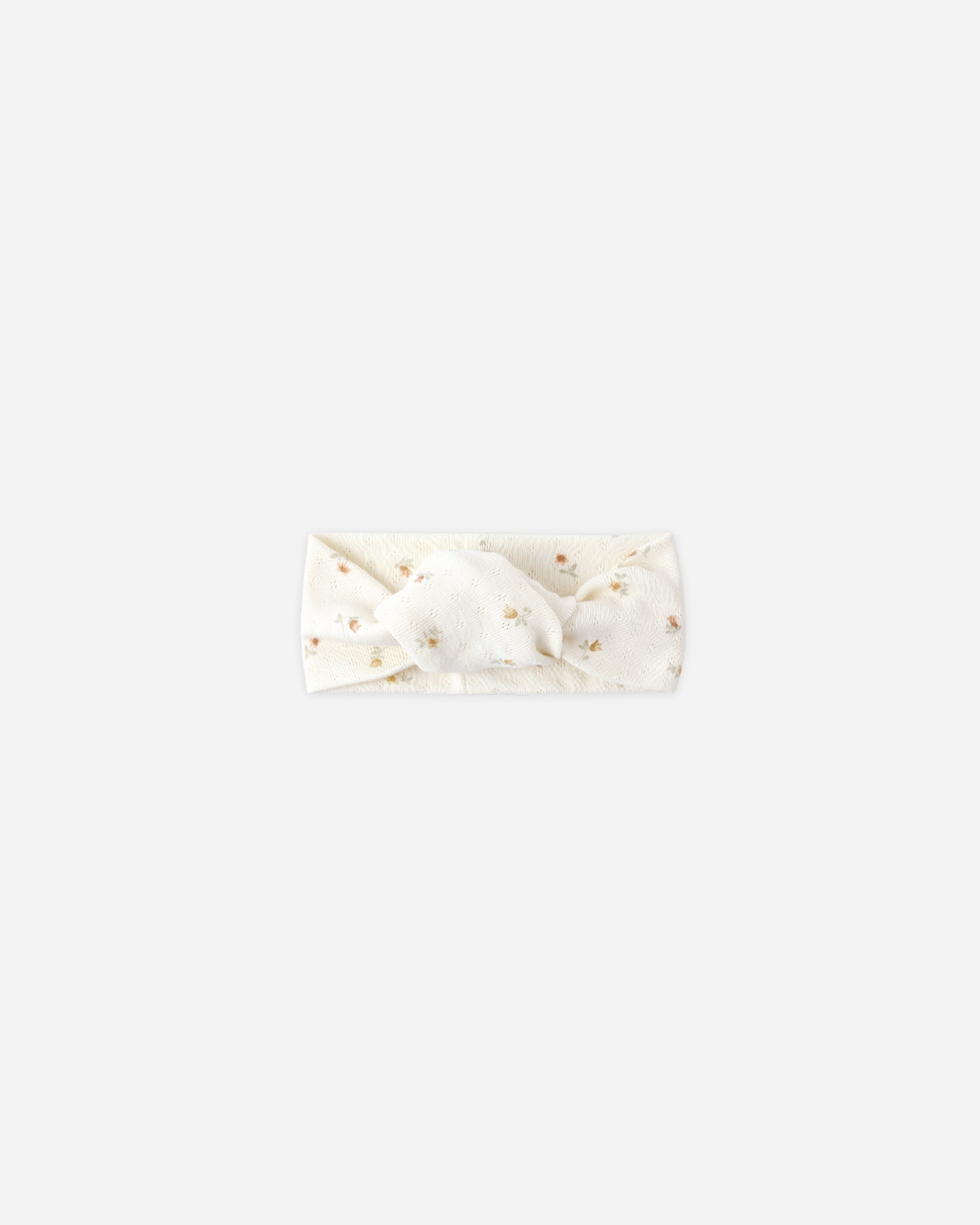 Pointelle Knotted Headband Petit Fleur - Rylee + Cru | Kids Clothes | Trendy Baby Clothes | Modern Infant Outfits |