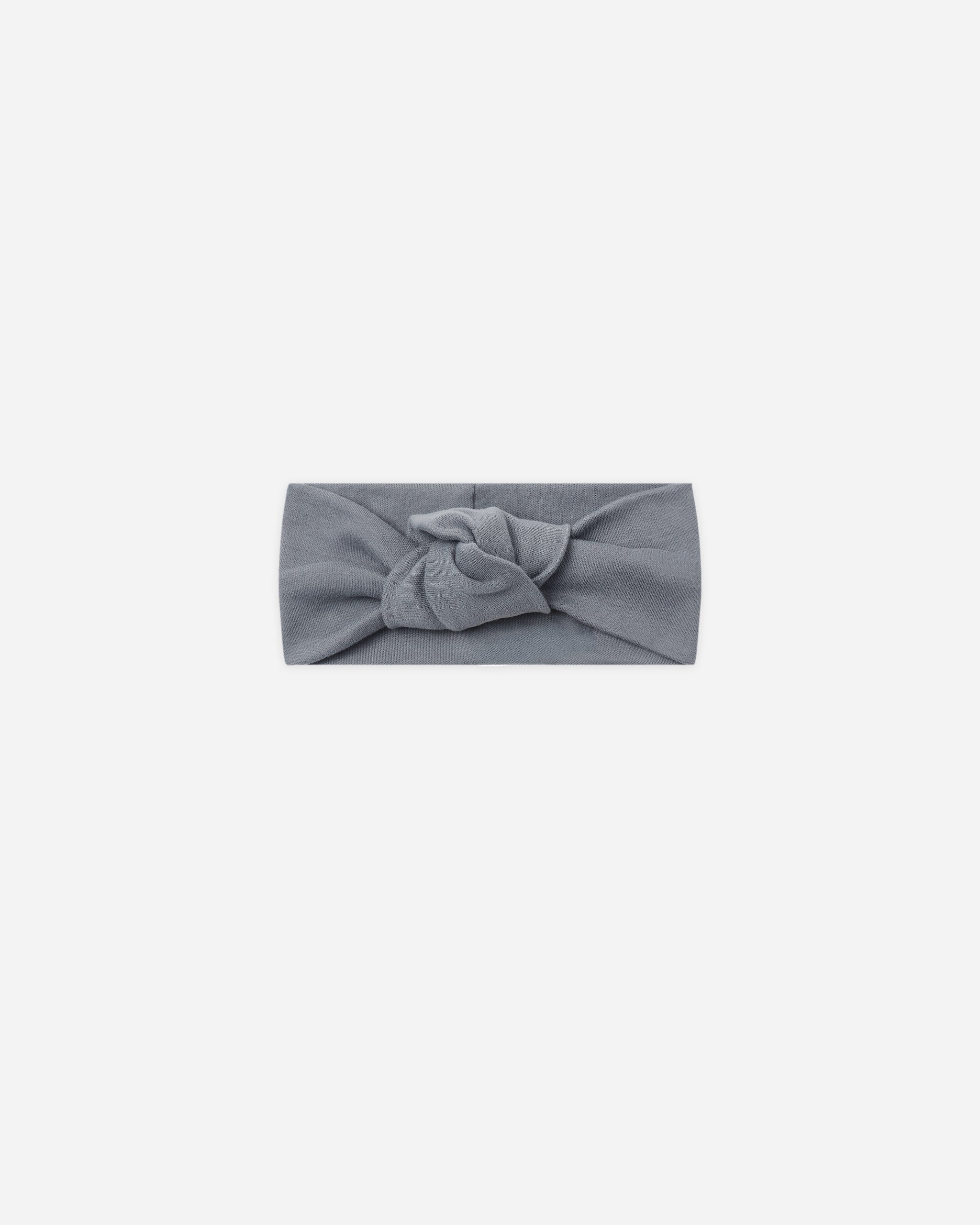 Knotted Headband Slate - Rylee + Cru | Kids Clothes | Trendy Baby Clothes | Modern Infant Outfits |