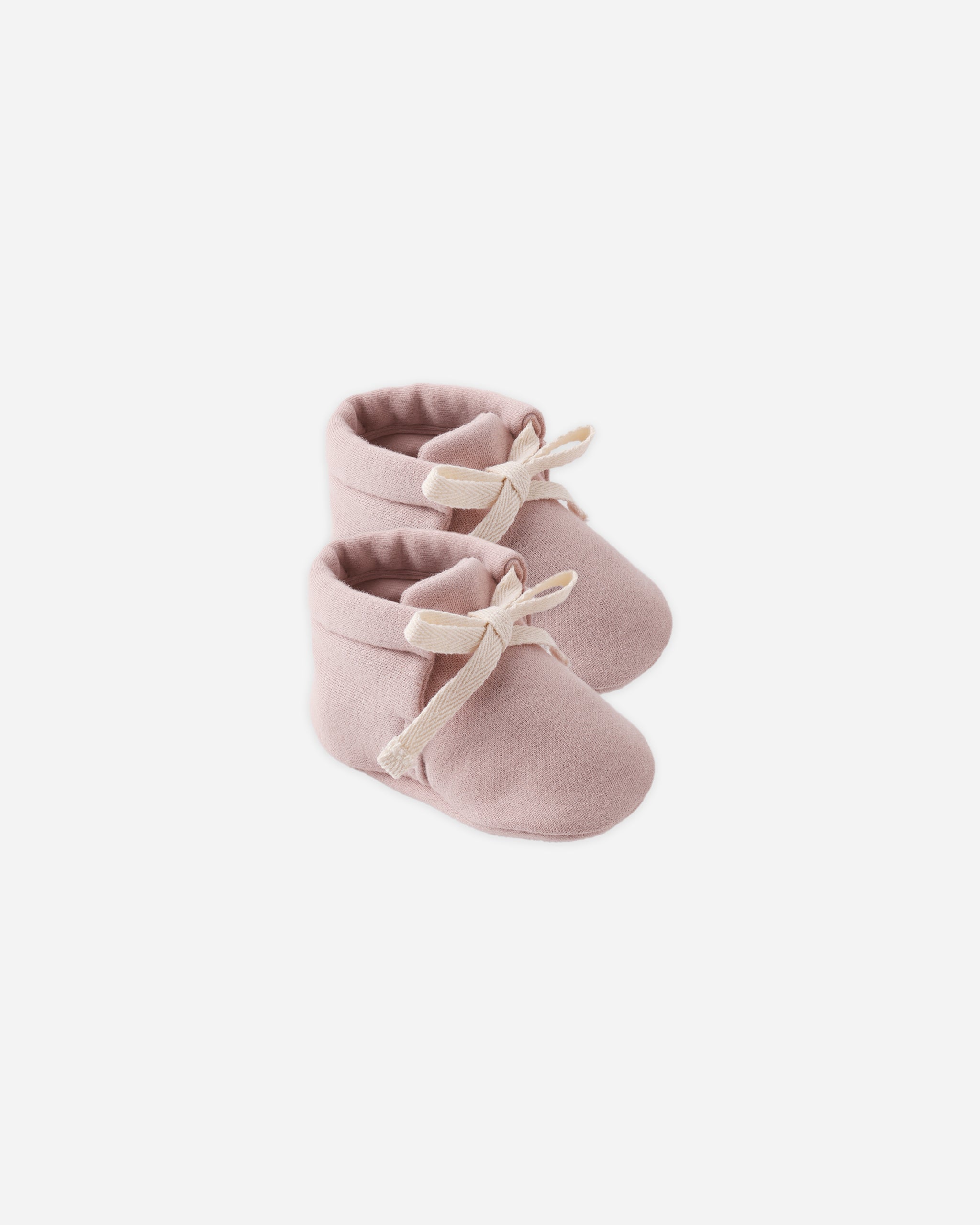 Baby Booties Mauve - Rylee + Cru | Kids Clothes | Trendy Baby Clothes | Modern Infant Outfits |