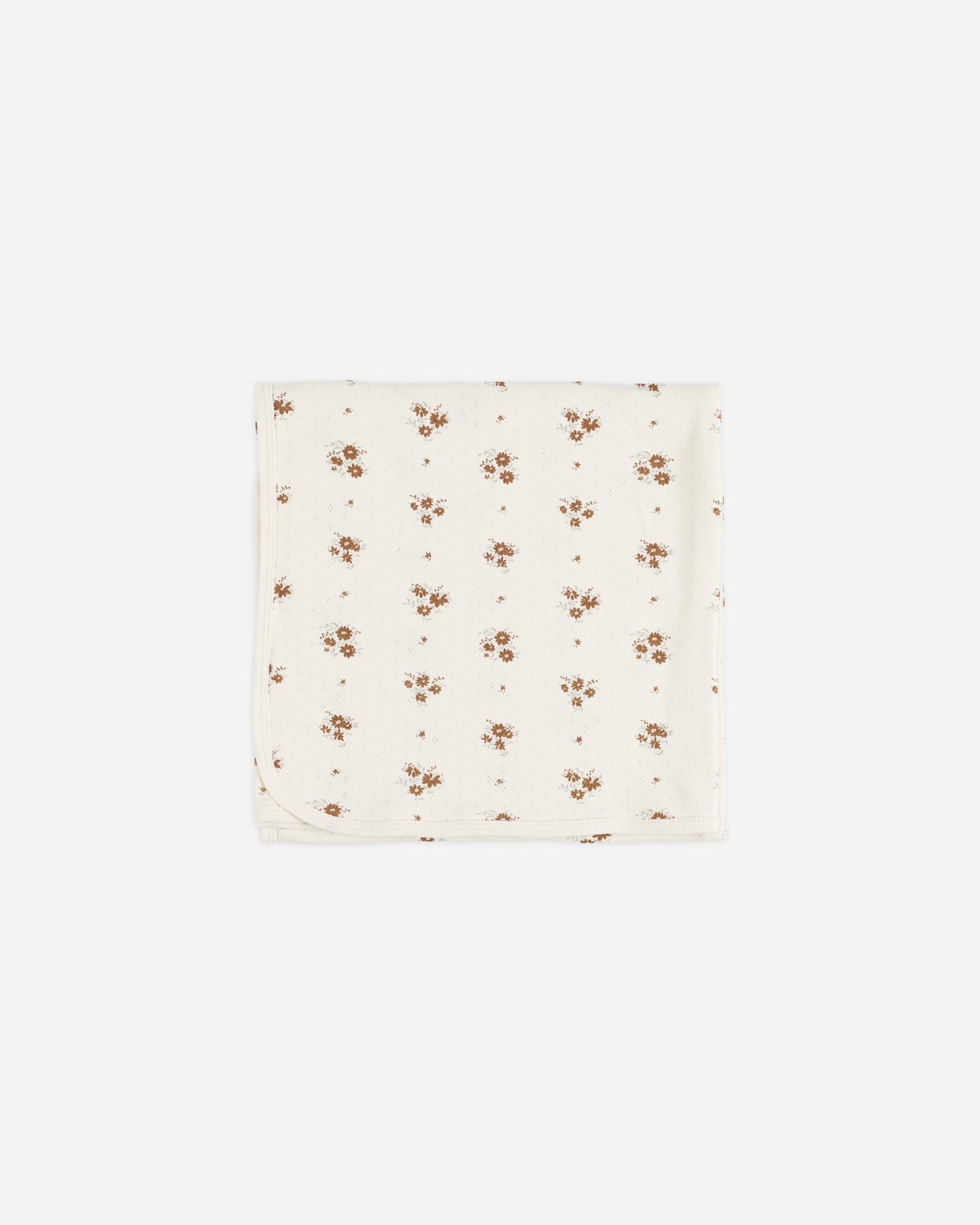 Pointelle Baby Blanket || Autumn Flora