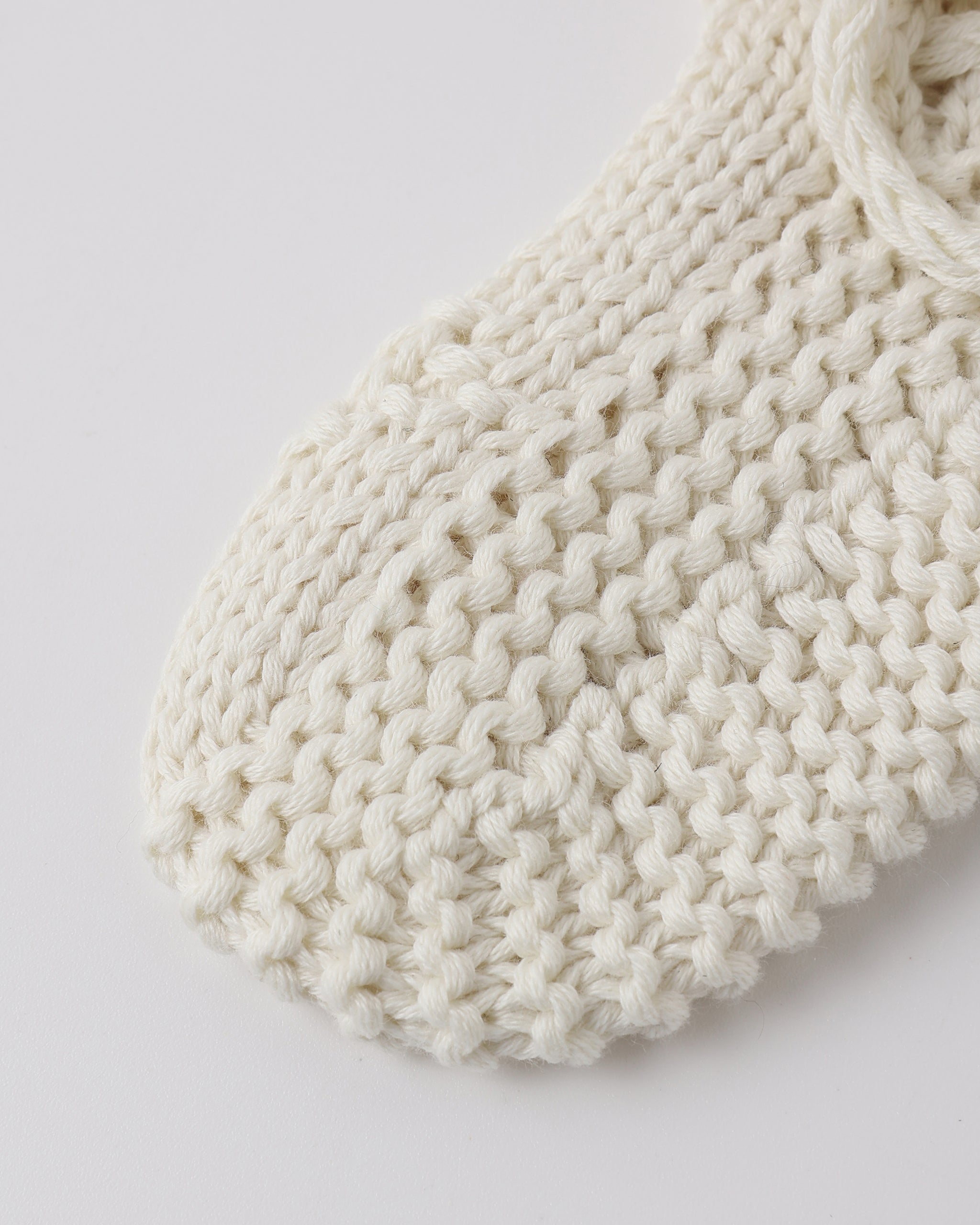 Knit Booties Natural - Rylee + Cru | Kids Clothes | Trendy Baby Clothes | Modern Infant Outfits |