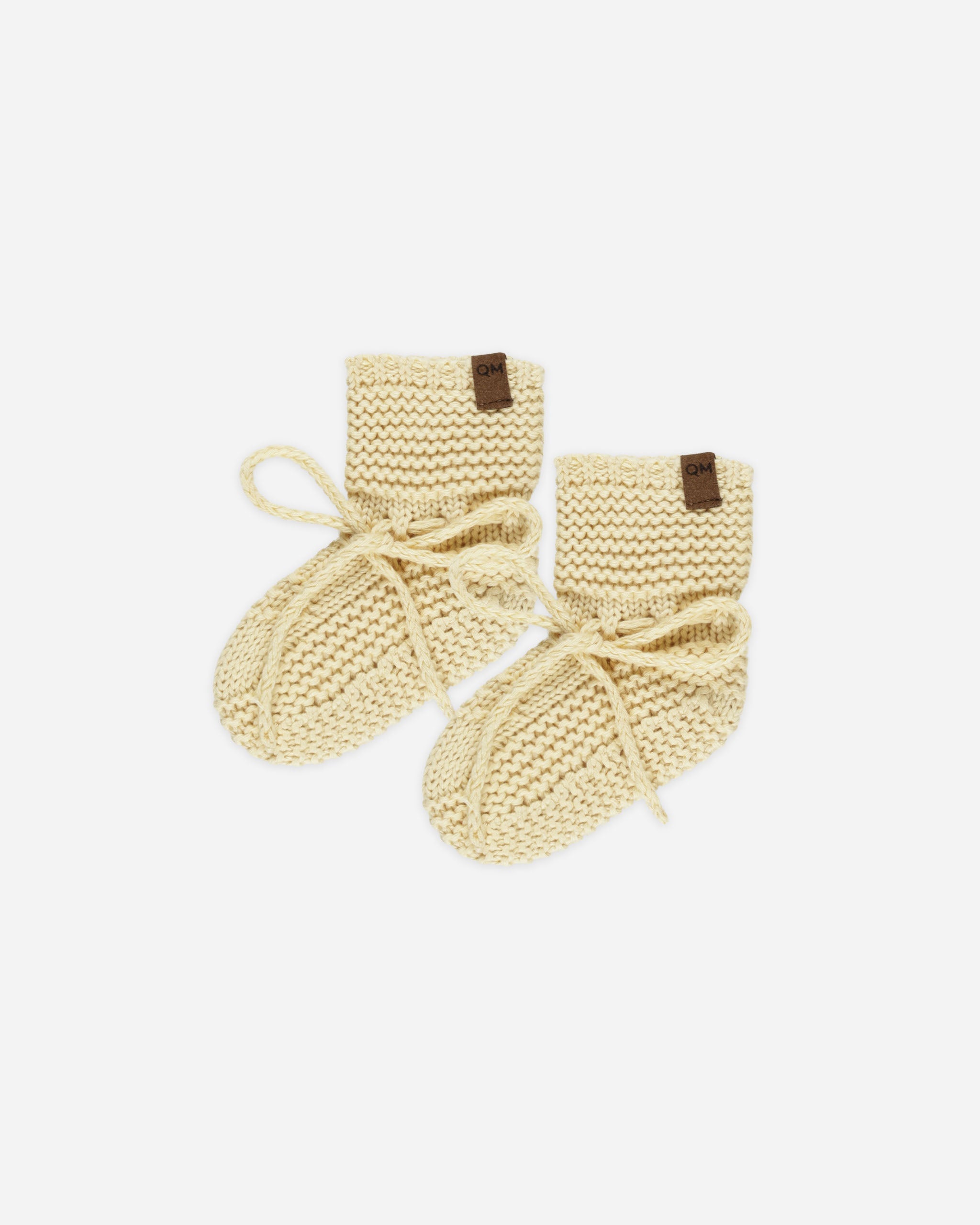 Knit Booties || Yellow